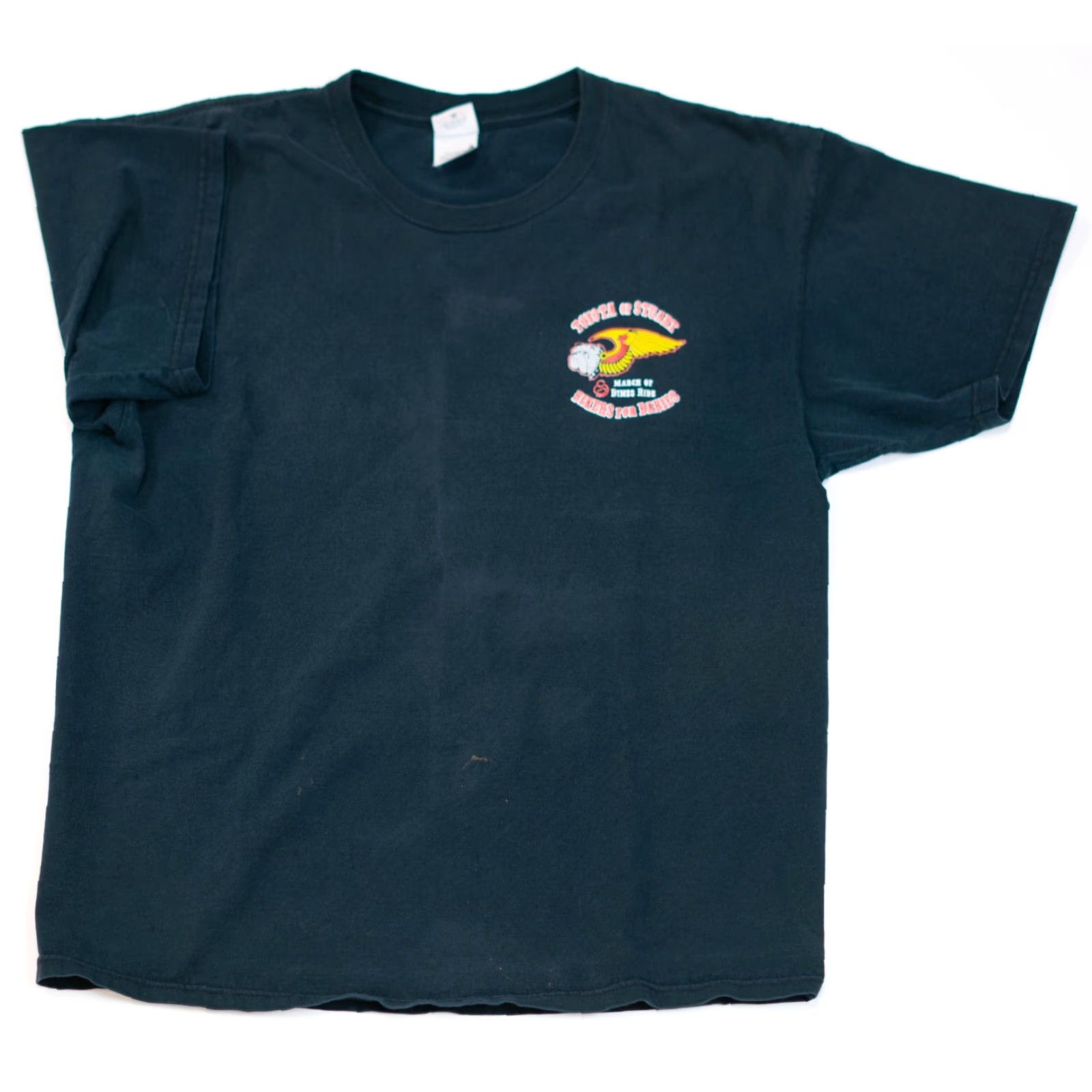 Anvil VINTAGE Toyota T-Shirt XL Bulldogs JDM Black 90s 2006 March of Dimes Nike? Size US XL / EU 56 / 4 - 4 Thumbnail