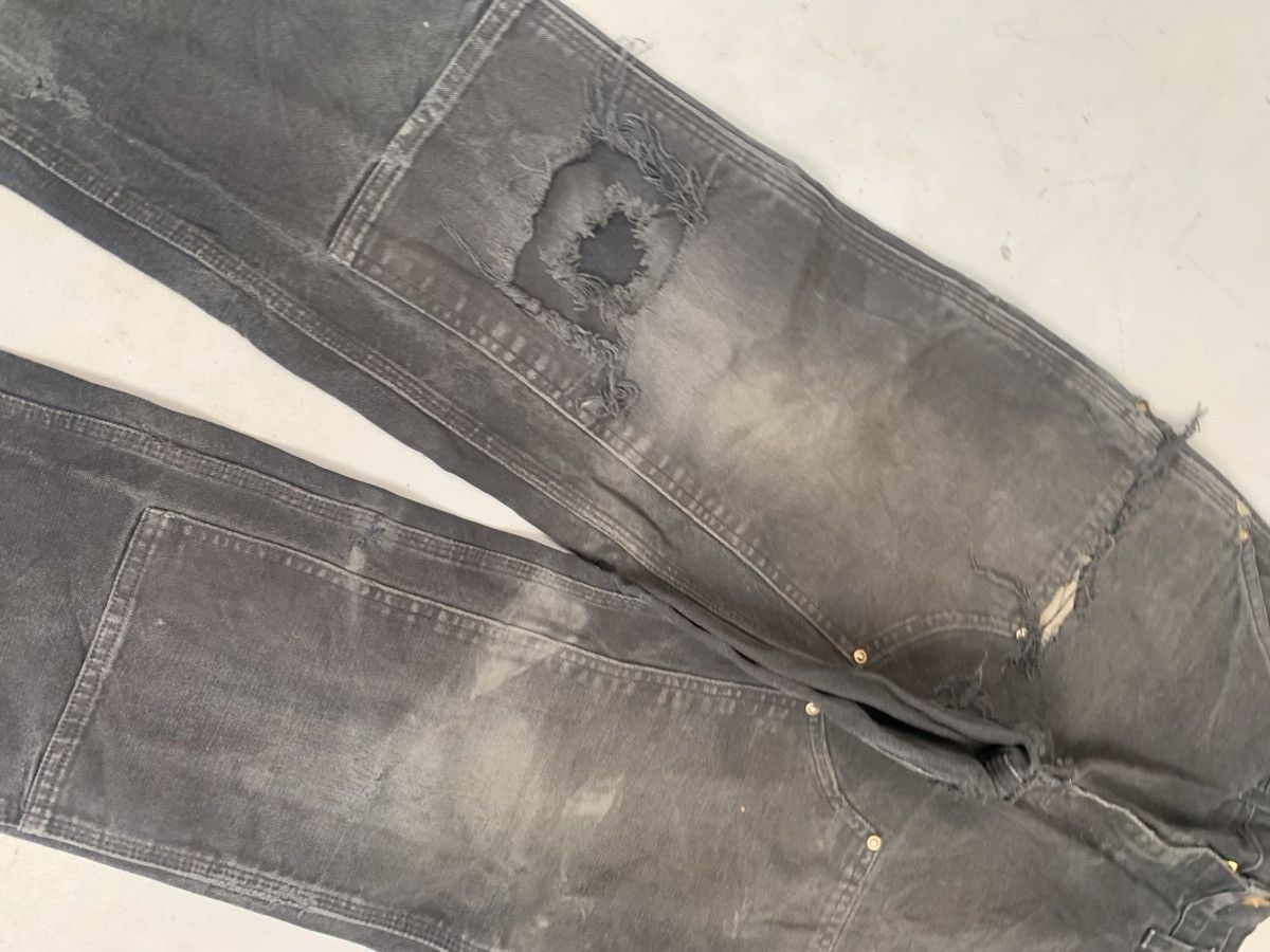 Carhartt Vintage faded Carhartt b01 BLK double knee denim Size US 30 / EU 46 - 2 Thumbnail
