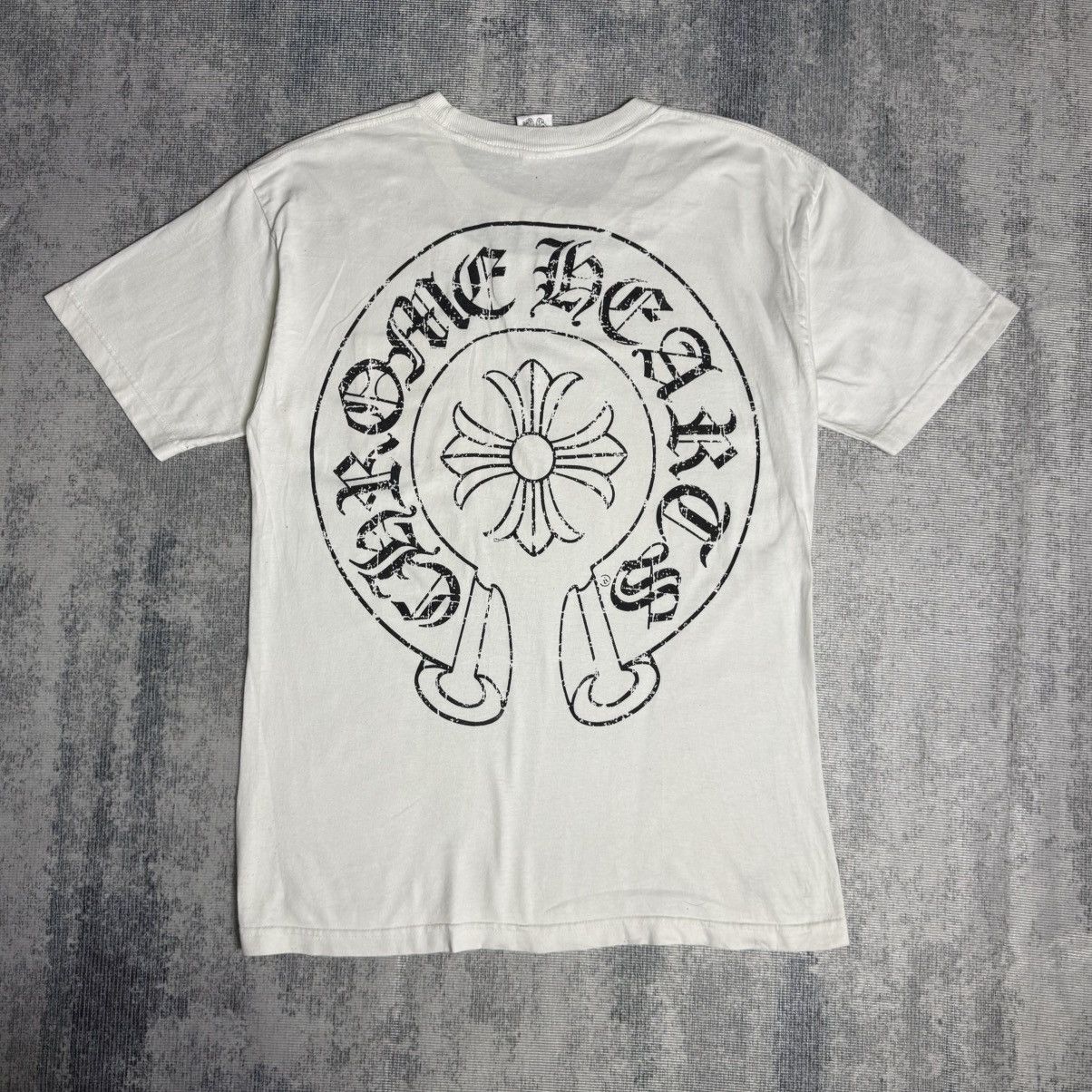 Chrome Hearts VINTAGE! THRASHED! HORSESHOE SCROLL Size US L / EU 52-54 / 3 - 4 Thumbnail