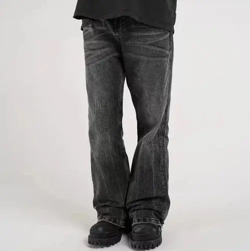 Designer × Japanese Brand Straight Wide Vintage Jeans Size US 30 / EU 46 - 2 Thumbnail