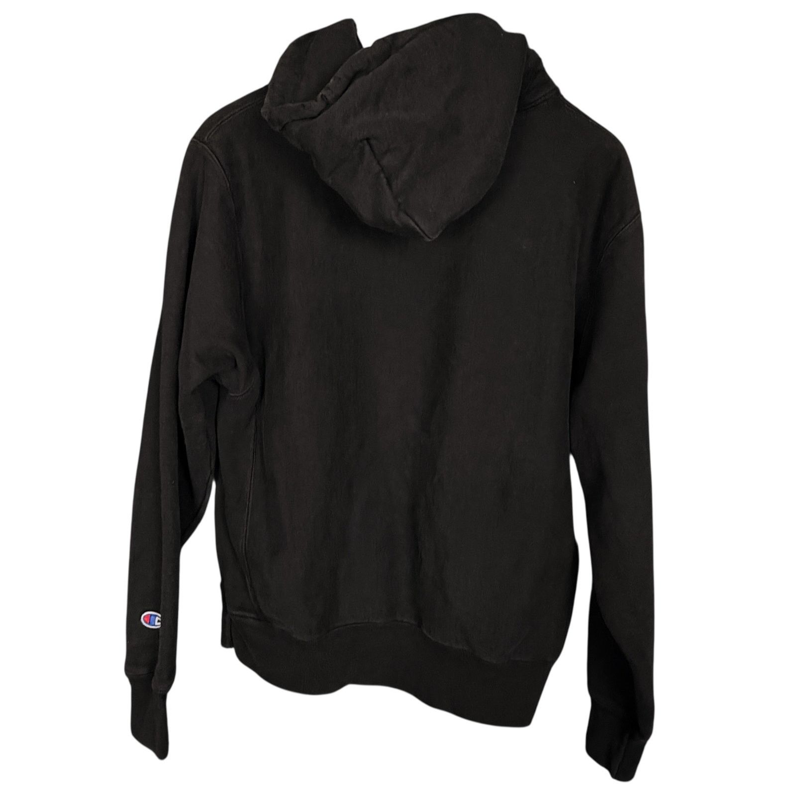 Champion Champion Reverse Weave Black Japanese Hoodie Sweatshirt M Size US M / EU 48-50 / 2 - 2 Thumbnail