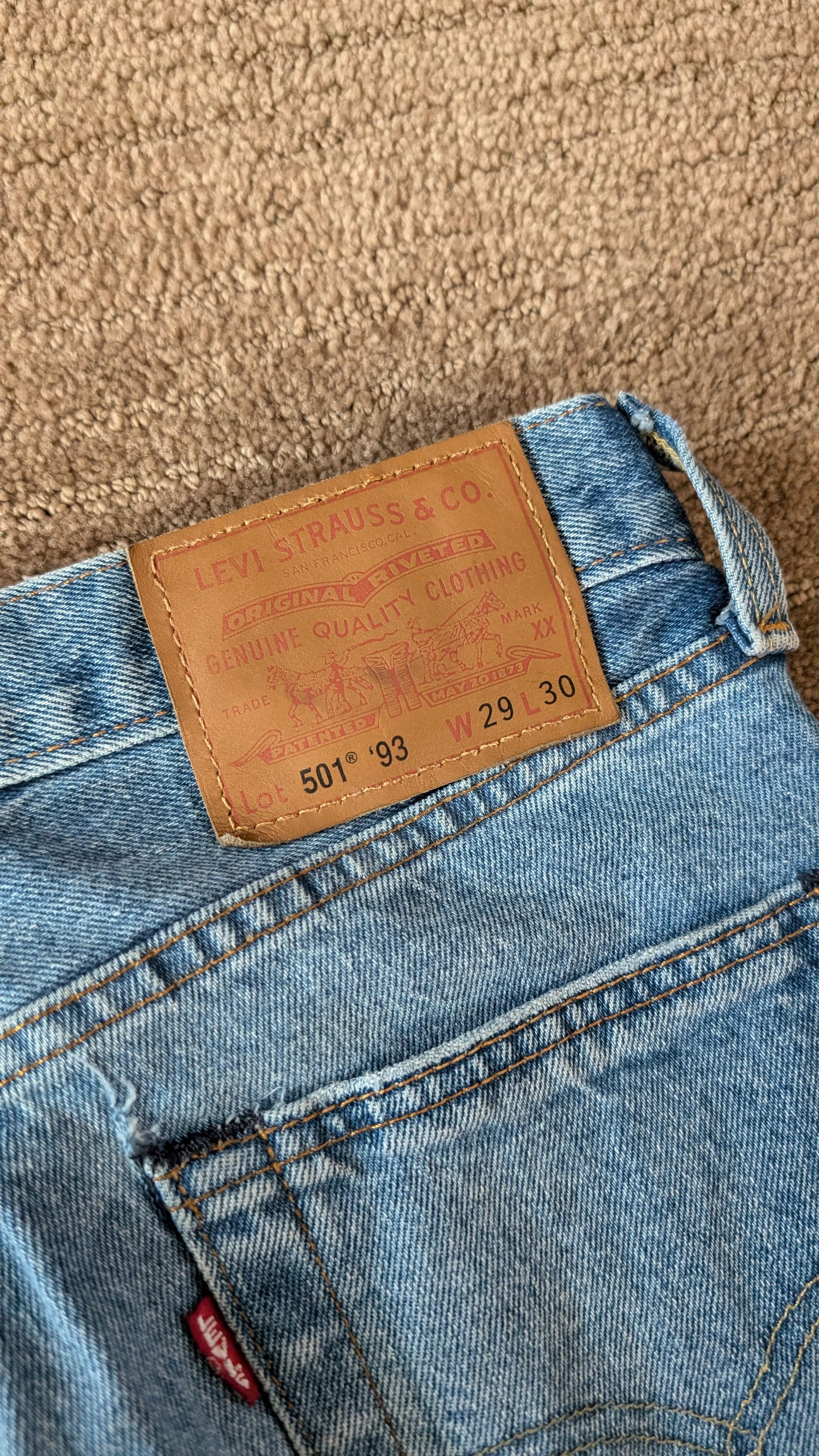 Levi's Levi's Premium 501 '93 Jeans Size US 29 - 3 Thumbnail