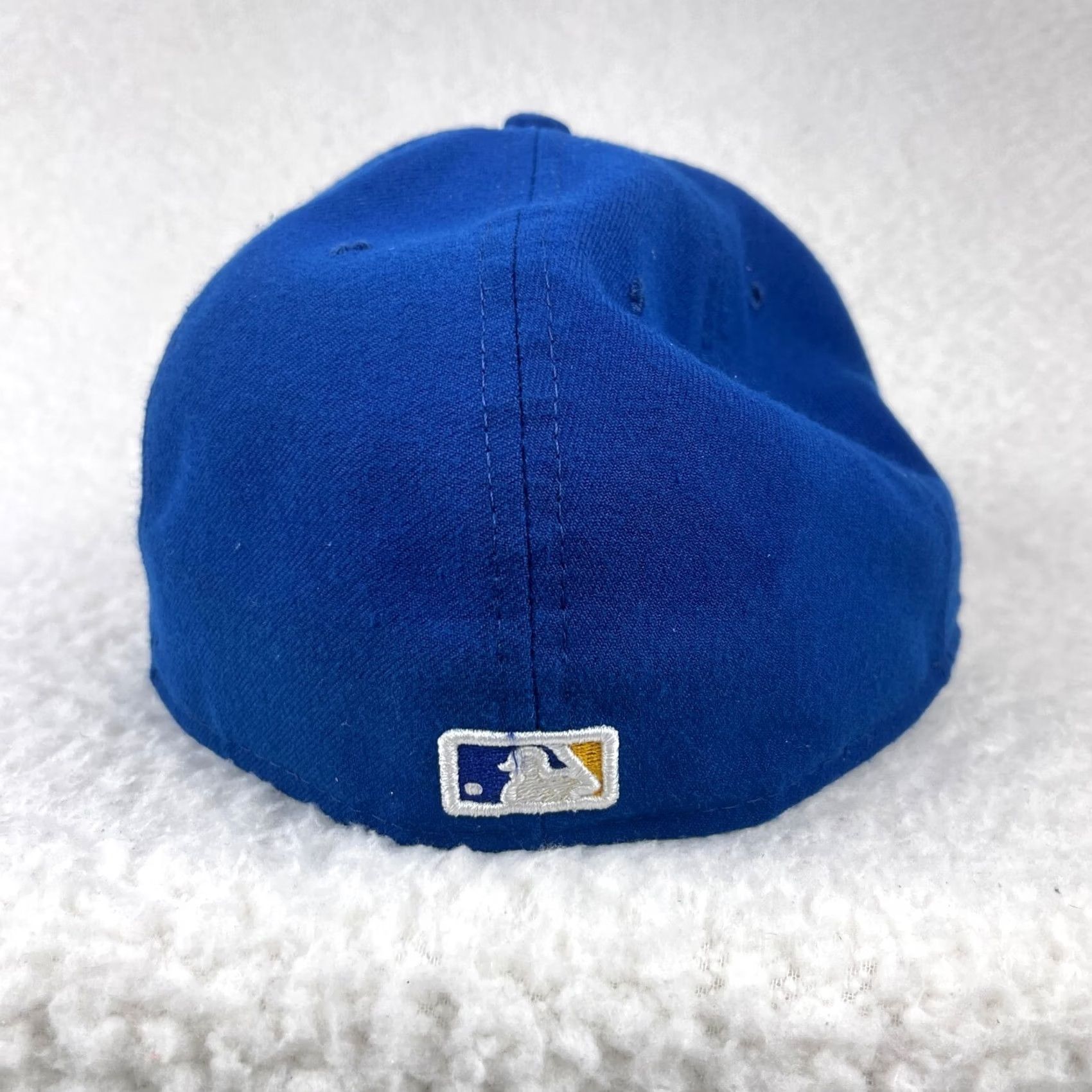 New Era Milwaukee Brewers New Era 59Fifty Hat Mens Cap Caseball Size 7 1/2 Blue polyester solid Size ONE SIZE - 3 Thumbnail