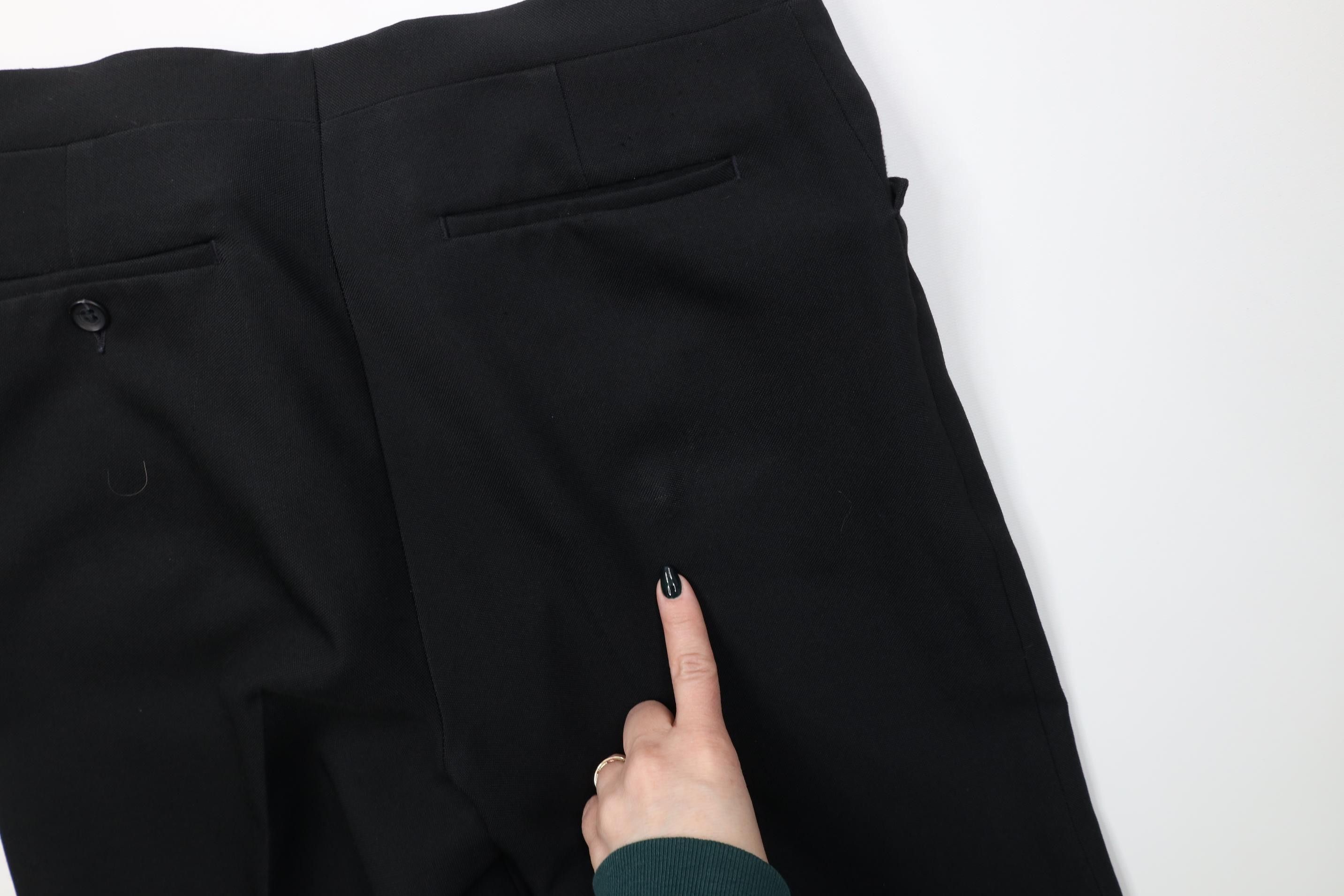 Vintage Vintage 90s Streetwear Knit Straight Leg Chino Pants Black Size US 33 - 13 Thumbnail
