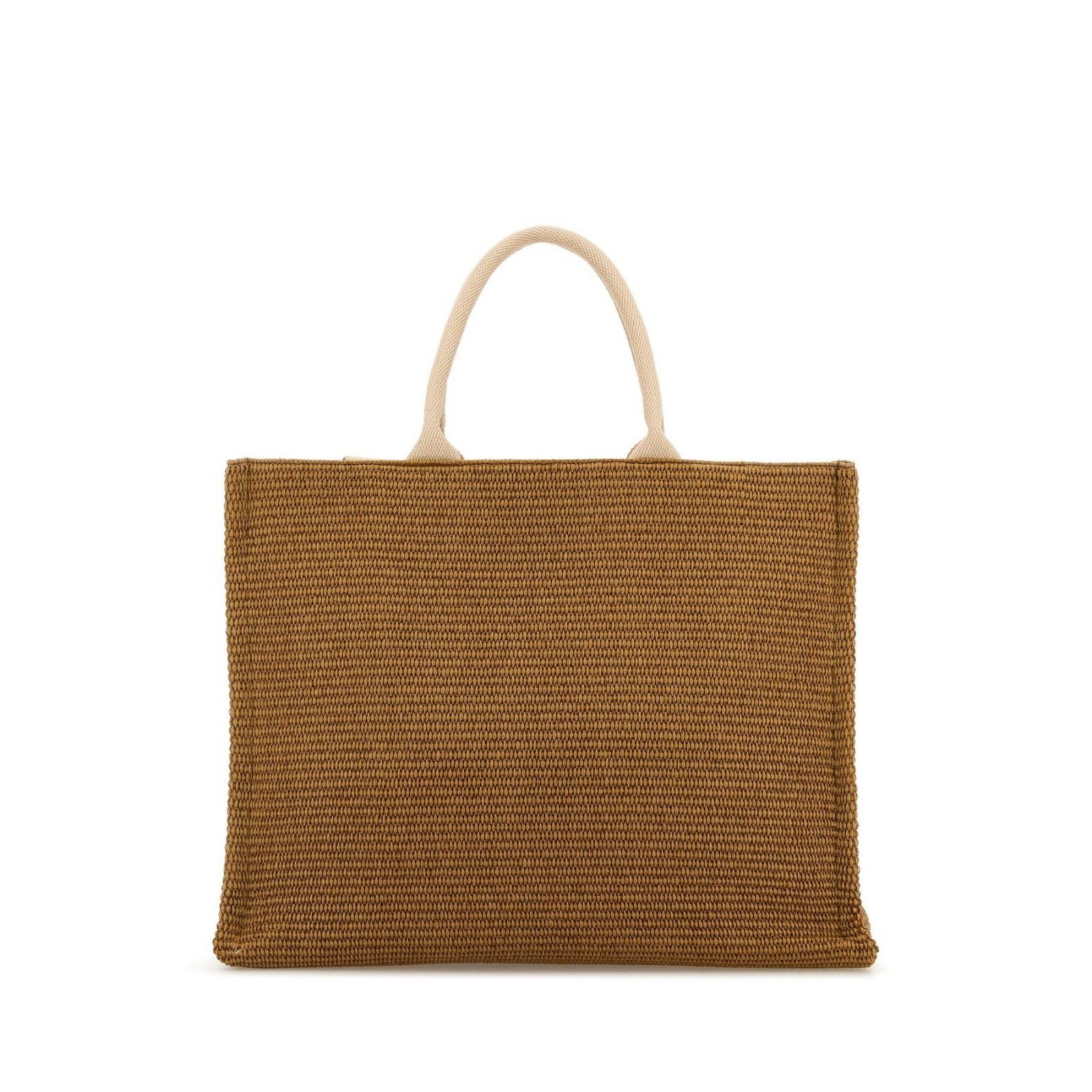 Marni MARNI Flower Brown Beige Raffia Shoulder Bag New & Authentic Size ONE SIZE - 3 Thumbnail