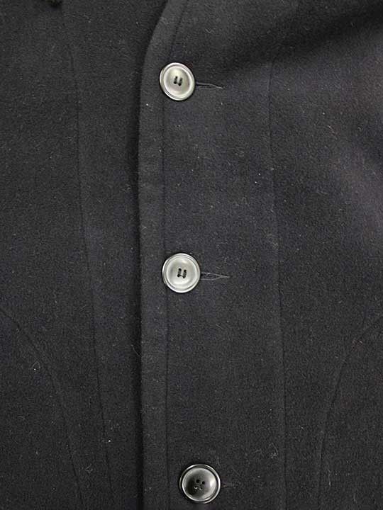 Comme des Garcons Jacket Wool Poncho Outerwear Long Hooded Button Up Navy Size US S / EU 44-46 / 1 - 4 Thumbnail