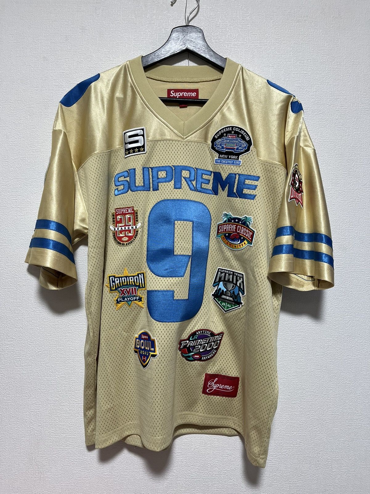 Supreme supreme championship embroidered football soccer jersey