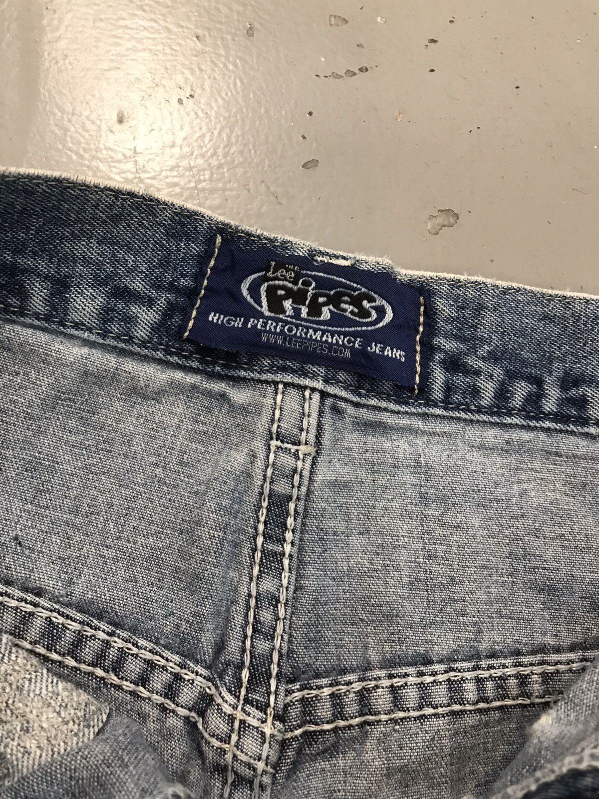 Lee Vintage pipes big pockets logo patched denim short Size 24" / US 00 / IT 34 - 9 Thumbnail