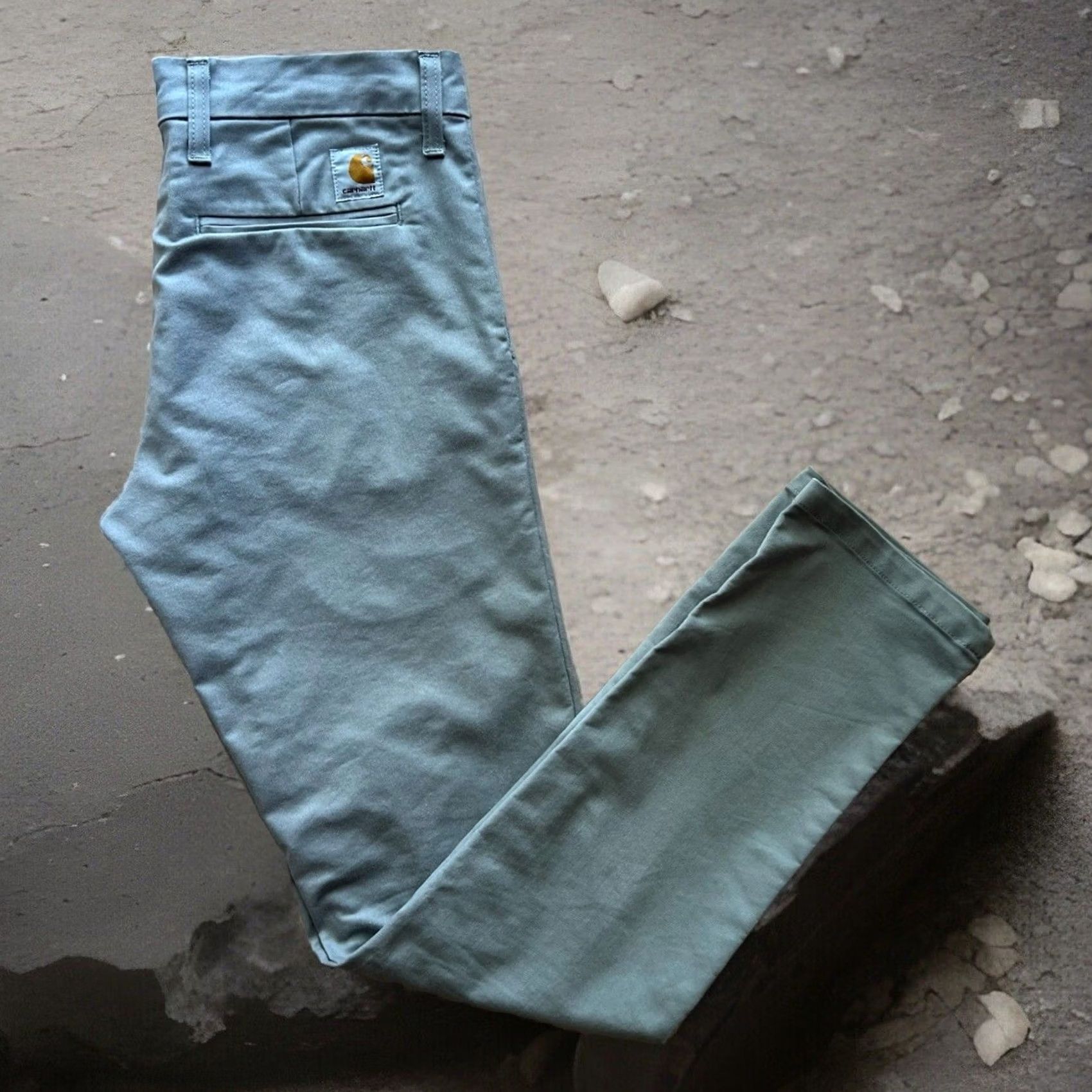 Carhartt Wip Carhartt WIP Sid Pants 32x31.5 Gray Slim Chino Size US 32 / EU 48 - 2 Thumbnail