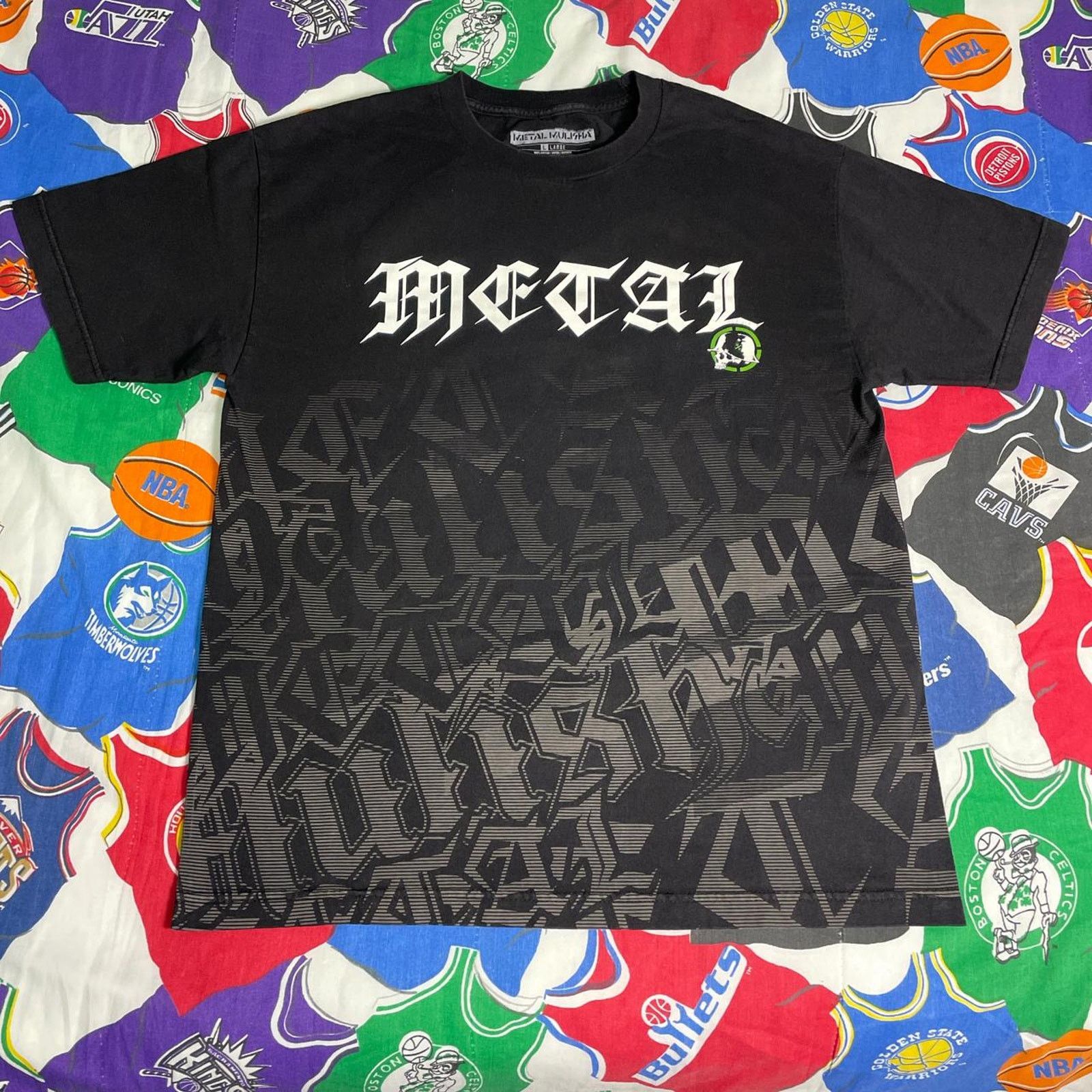 Affliction × Metal Mulisha Y2K Affliction Metal Mulisha Grunge Skull Wings Style Tee Size US L / EU 52-54 / 3 - 1 Thumbnail