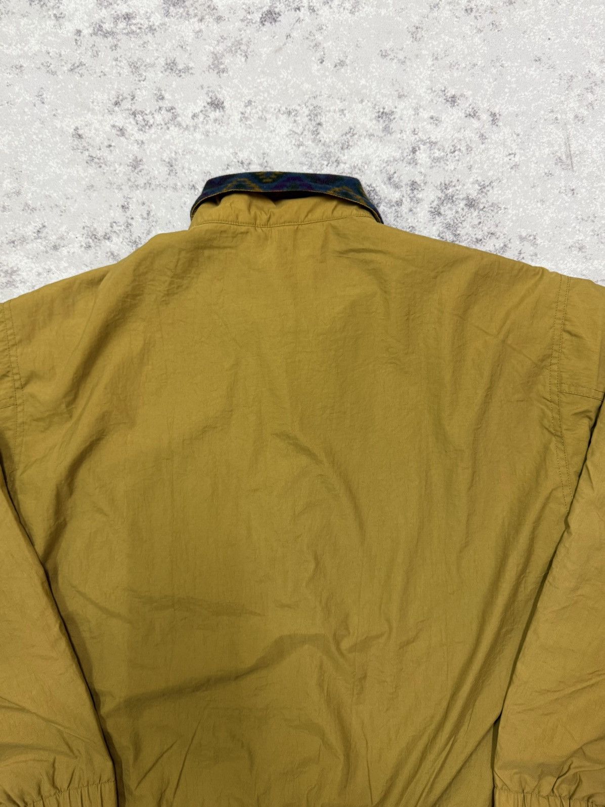 Beverly Hills Polo Club Vintage BHPC mustard yellow patterned fleece lining jacket Size US M / EU 48-50 / 2 - 16 Thumbnail