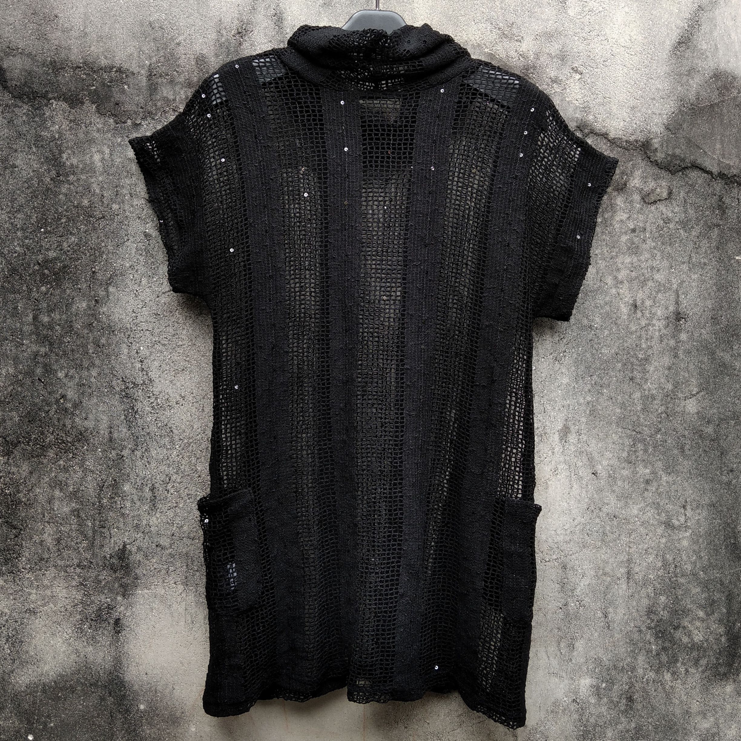 If Six Was Nine Vintage 90's JEWSE DO Mesh Mock Neck Dress Sleeveless Size US M / EU 48-50 / 2 - 2 Thumbnail
