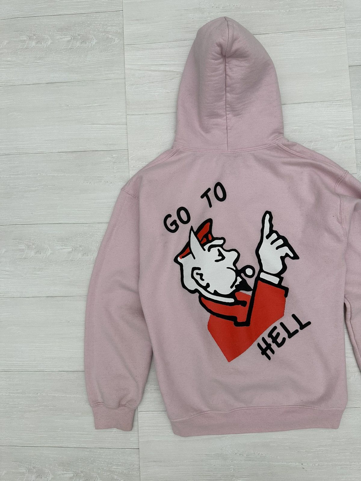 Superrradical Superrradical Go To Hell Pink Monopoly Logo Hoodie Medium Size US M / EU 48-50 / 2 - 2 Thumbnail