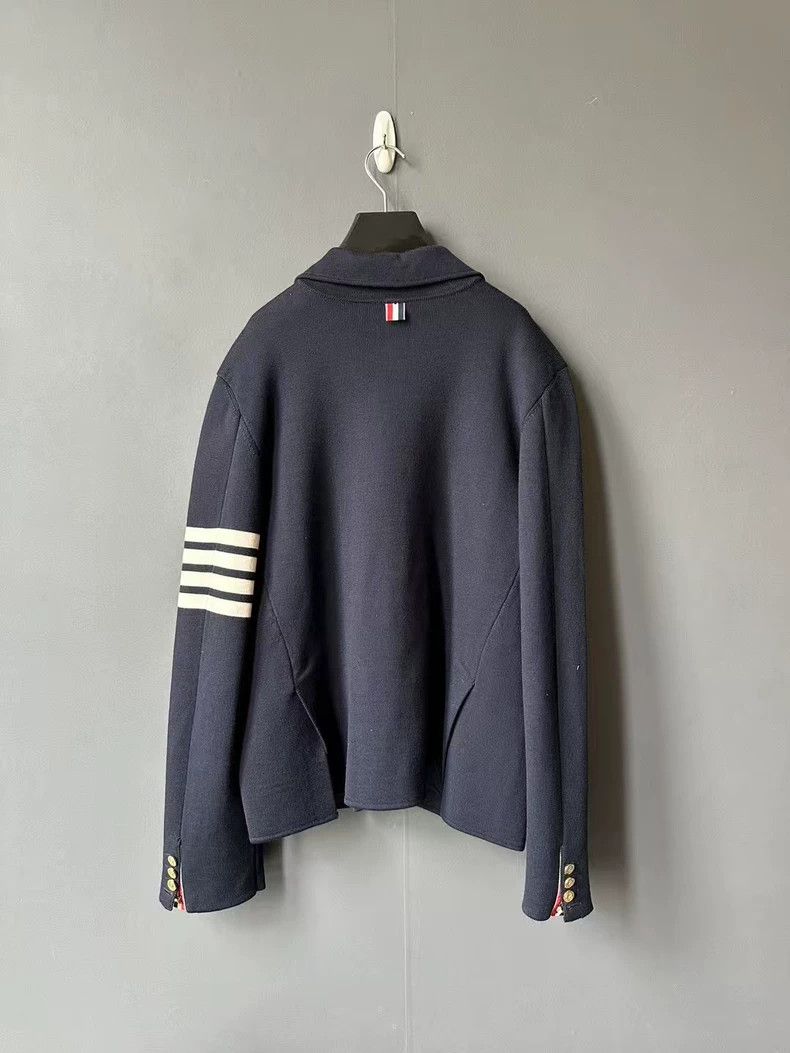 Thom Browne Thom Browne Wool knitted suit jacket 2505-Nextarrow Size US XXL / EU 58 / 5 - 2 Thumbnail