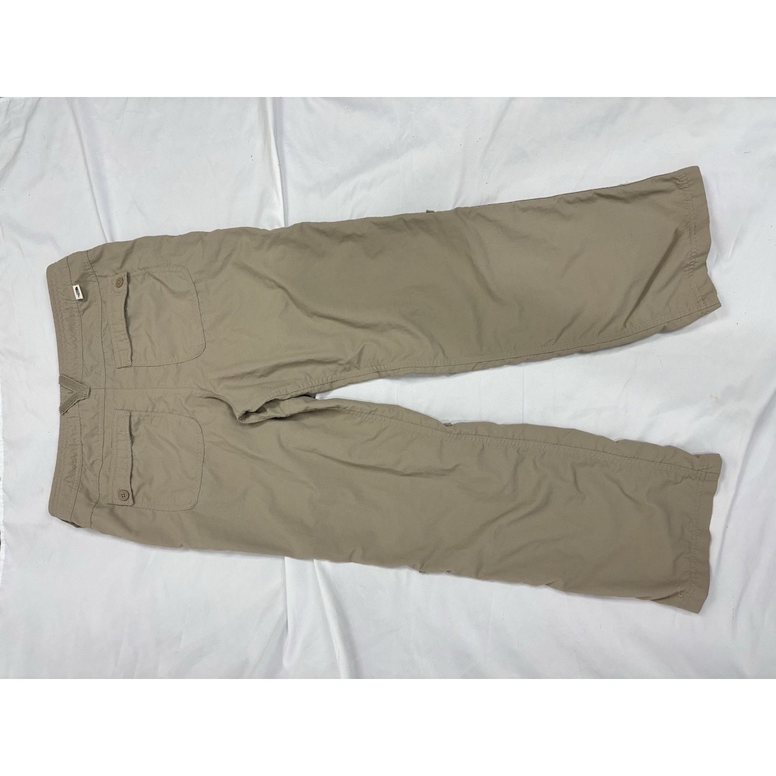 The North Face The North Face Women Tan Khaki Hiking Nylon Pants Cuff Sz 8 Size 30" / US 8 / IT 44 - 14 Thumbnail