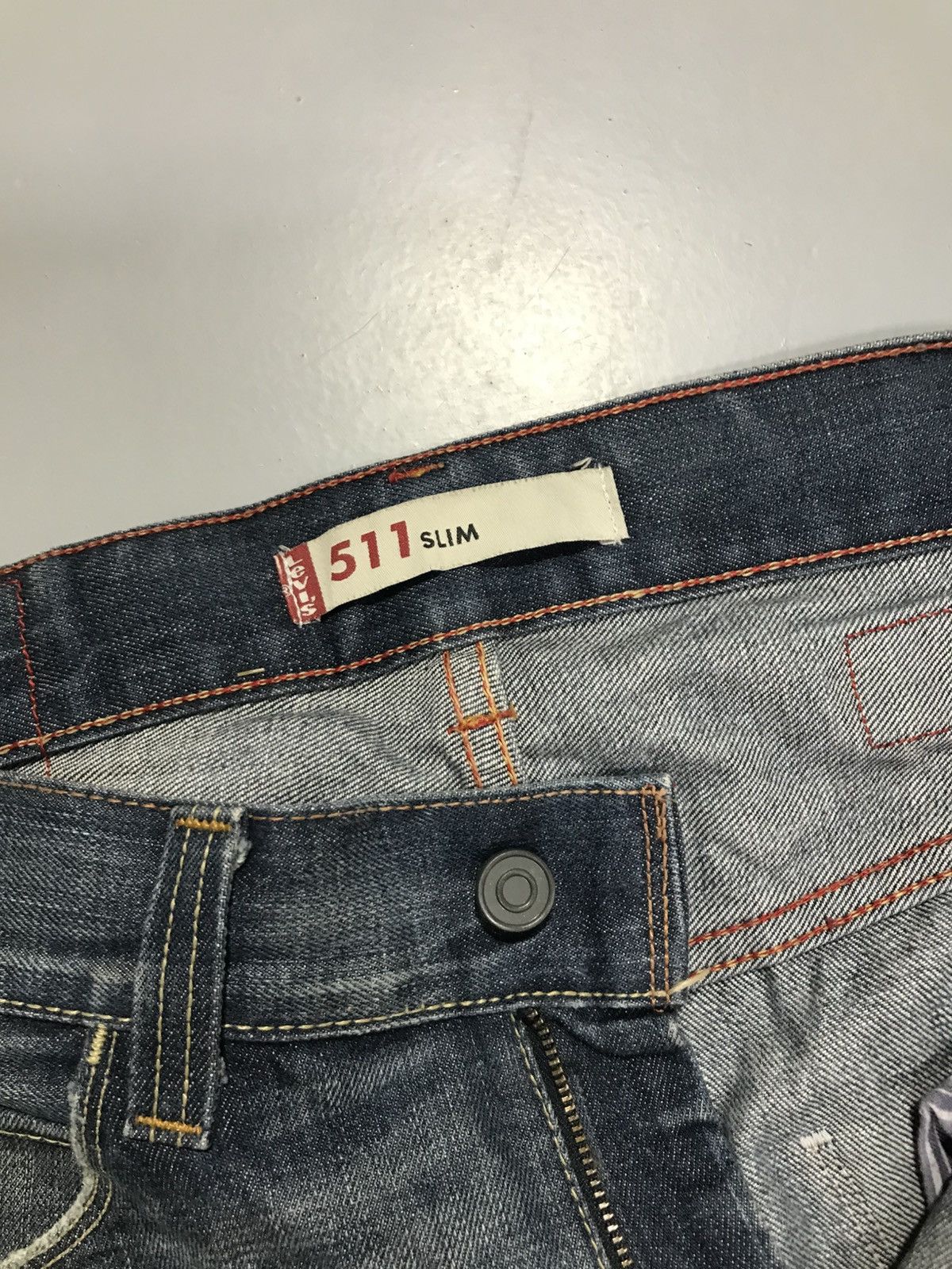 Levi's Vintage Levi’s buckle belt denim Size US 36 / EU 52 - 9 Thumbnail