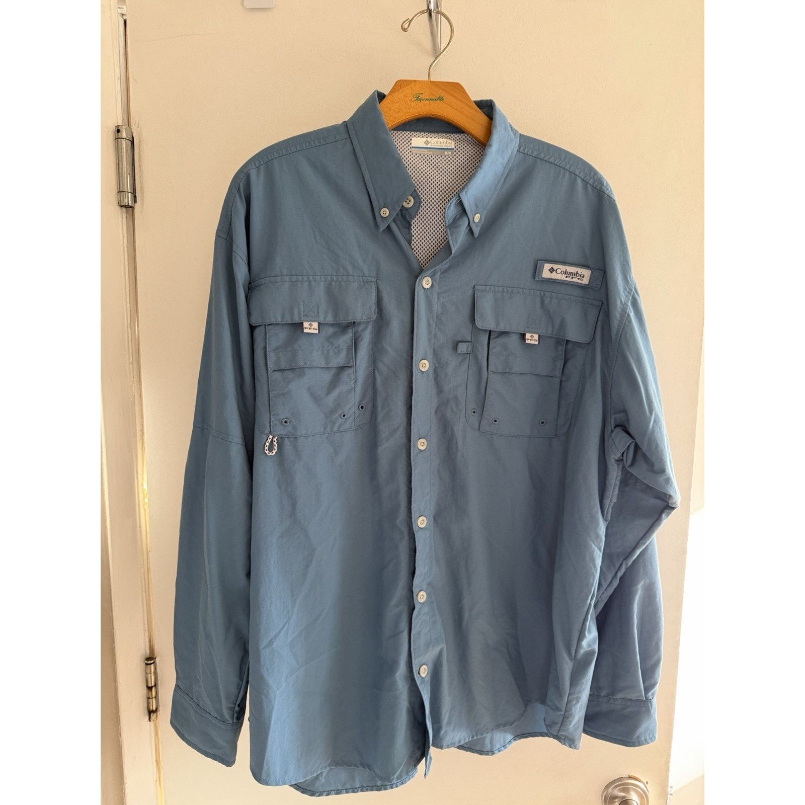 Columbia Columbia PFG Long Sleeve Blue Medium Size US M / EU 48-50 / 2 - 2 Thumbnail