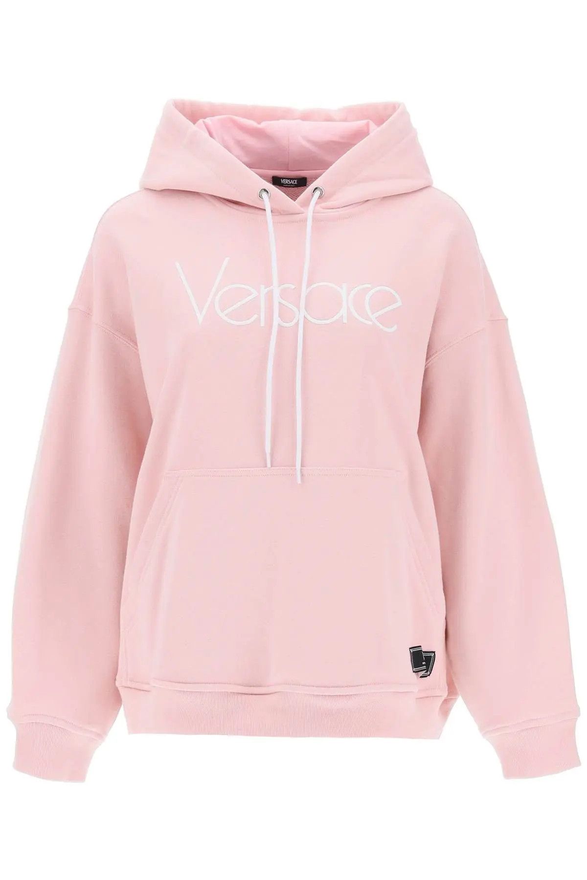 Image of Versace O1S22I1N1223 Hoodie In Pink, Women's (Size Small)