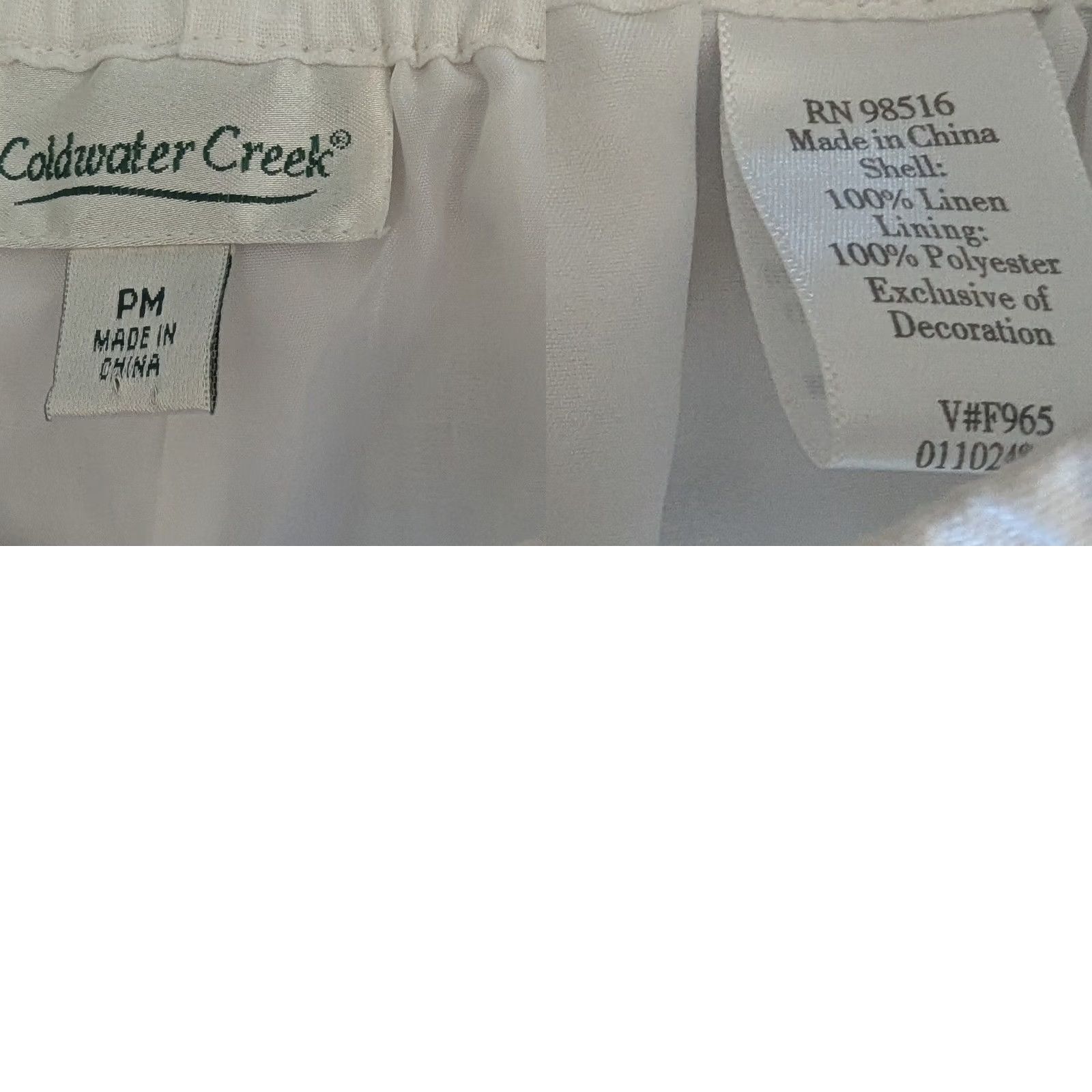 Coldwater Creek VINTAGE? Size 32" / US 10 / IT 46 - 8 Thumbnail
