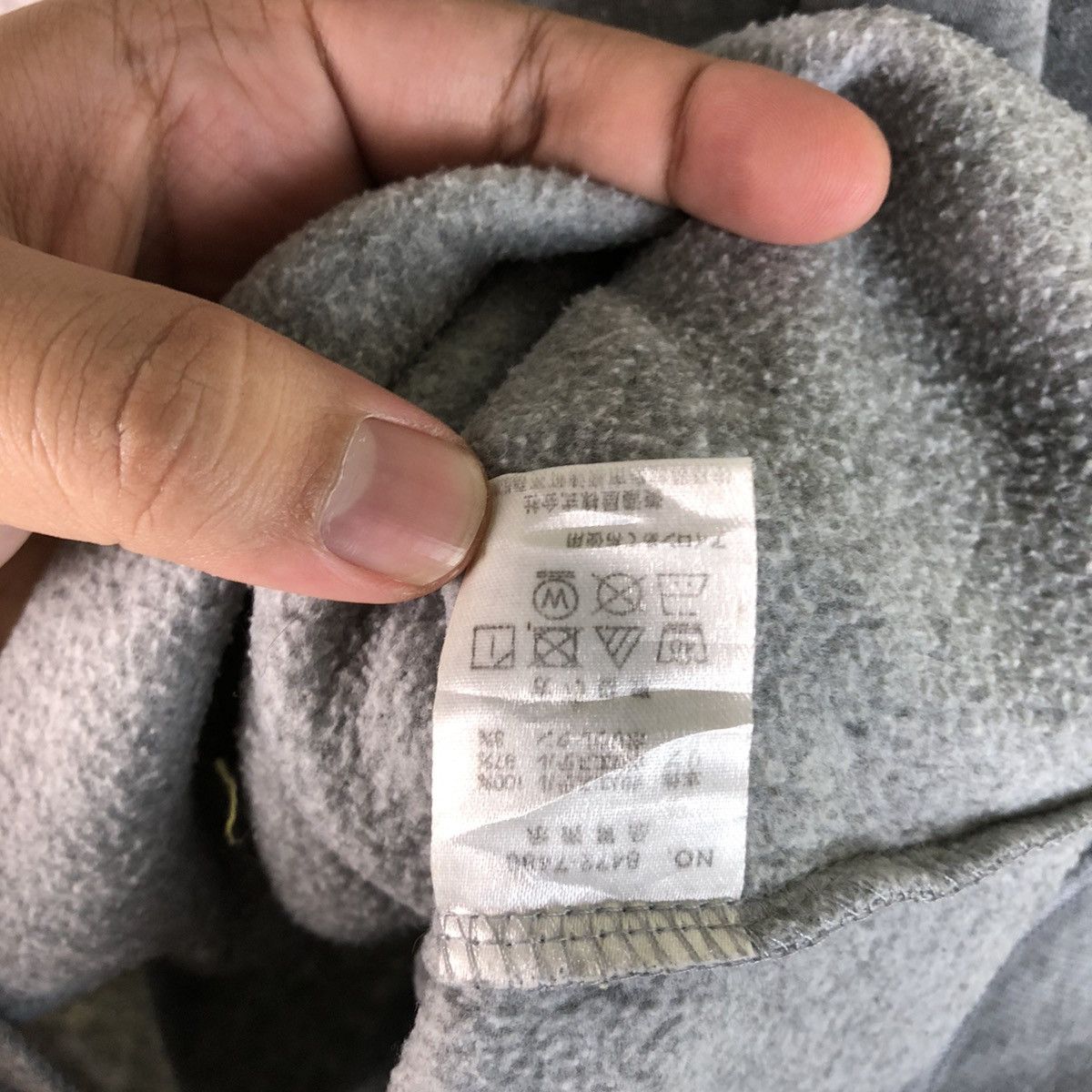 Anime × Japanese Brand Yosistamp anima distress ripped Grey Hoodie #7439 Size US M / EU 48-50 / 2 - 11 Thumbnail