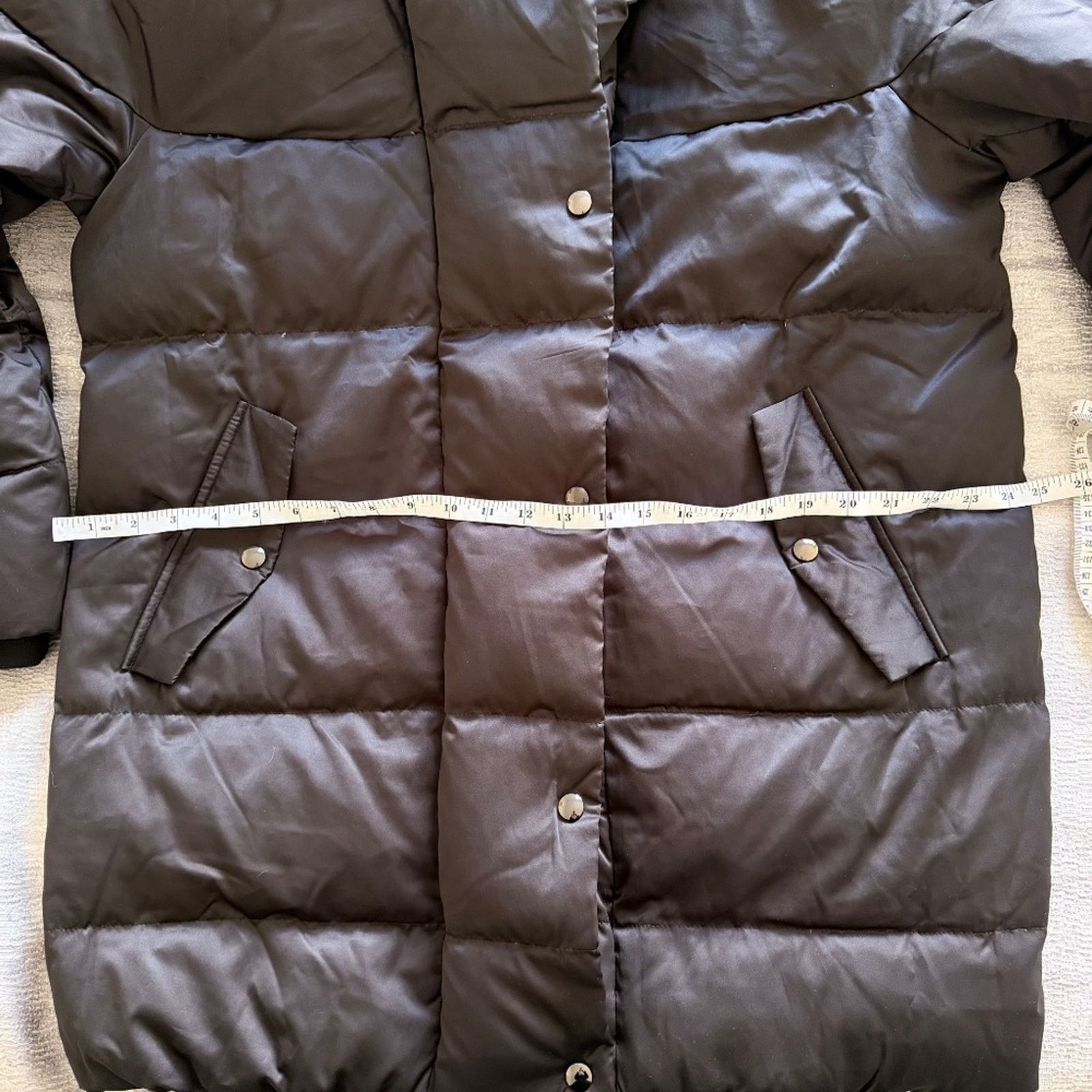 Zara Zara Black Midi Puffer, Silky Exterior Feather Filled Size S Size S / US 4 / IT 40 - 9 Thumbnail