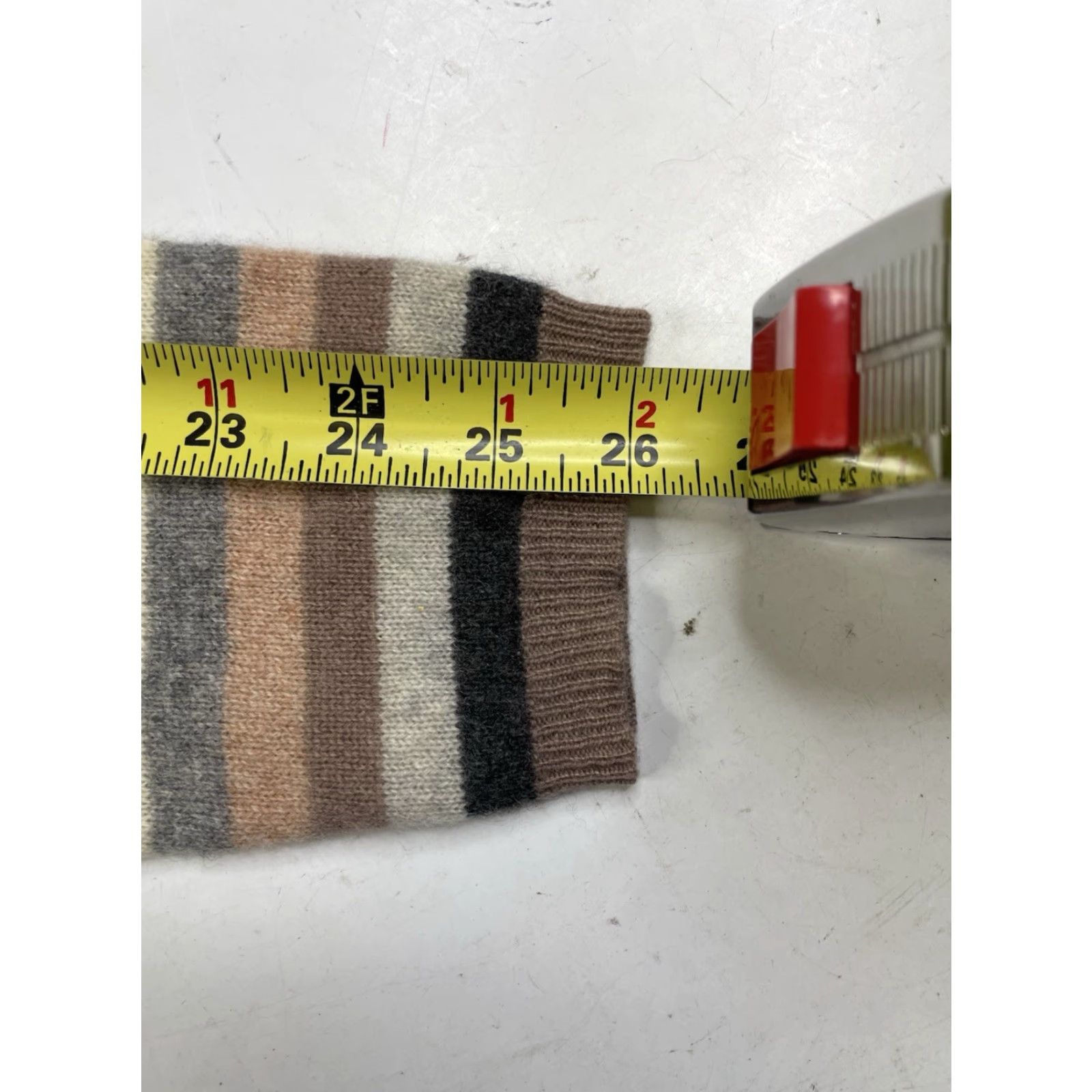 Cynthia Rowley Cynthia Rowley Sweater Womens Medium Striped Cashmere Crew Neck Pullover 2-Ply Multicolor Size M / US 6-8 / IT 42-44 - 4 Thumbnail