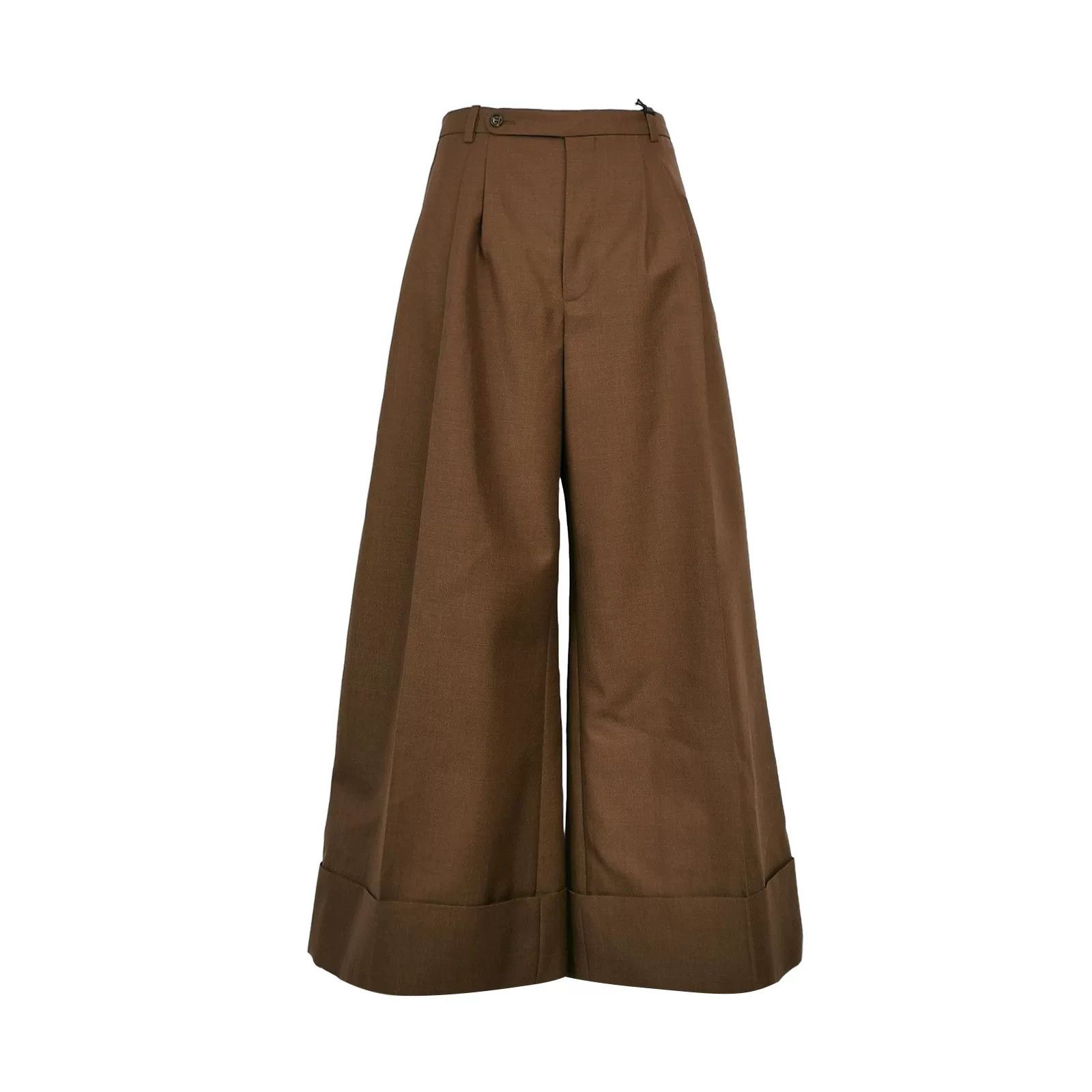 Gucci Gucci Wool Mohair Blend Solid Button Trousers Size US 26 / EU 42 - 1 Thumbnail