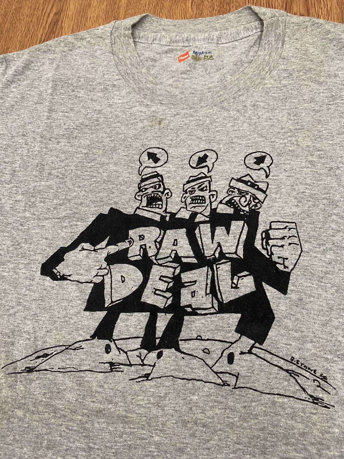 Band Tees × Vintage Raw Deal american hardcore punk band t-shirt Size US M / EU 48-50 / 2 - 3 Thumbnail