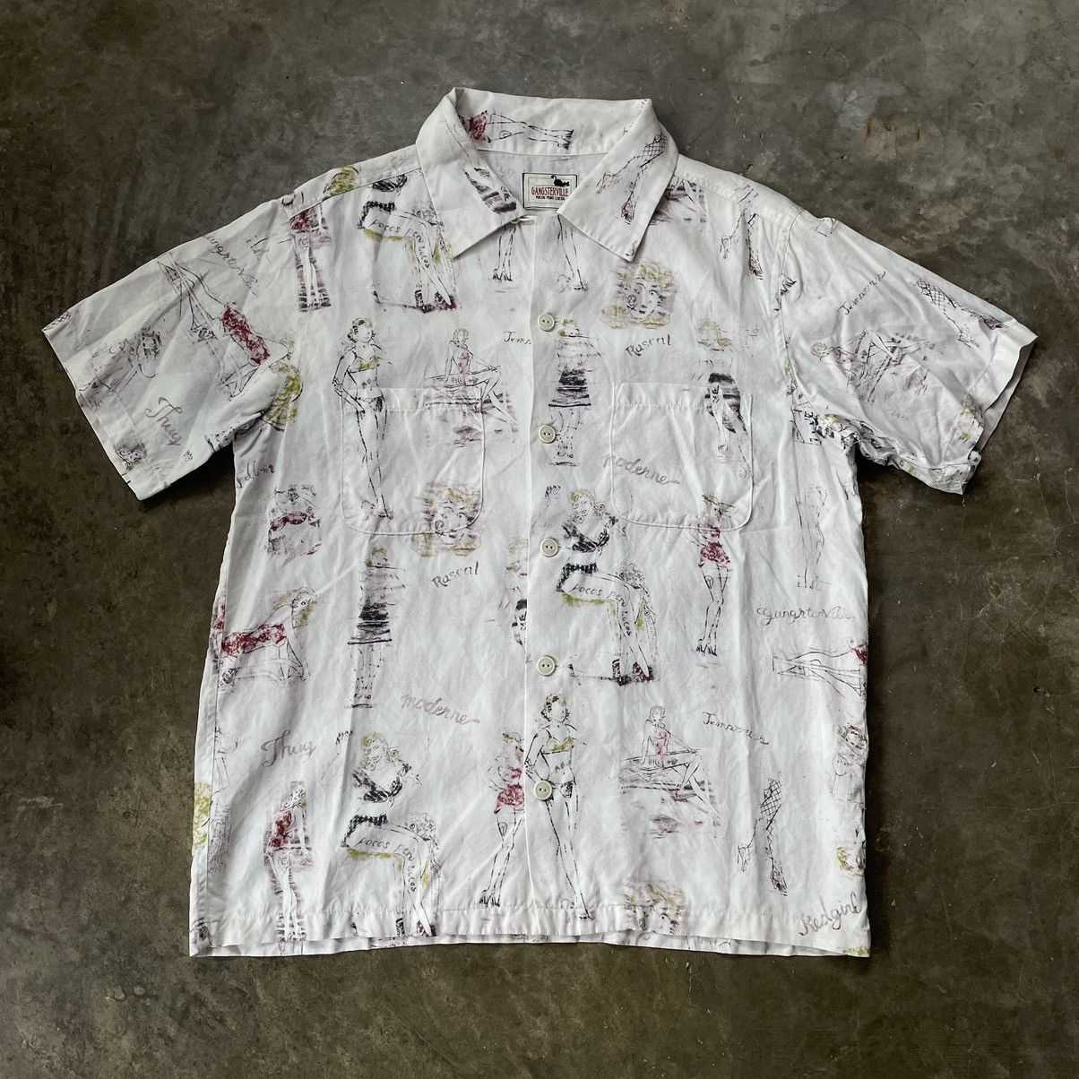 Japanese Brand Gangsterville by glad hand & co shirt Size US M / EU 48-50 / 2 - 1 Thumbnail