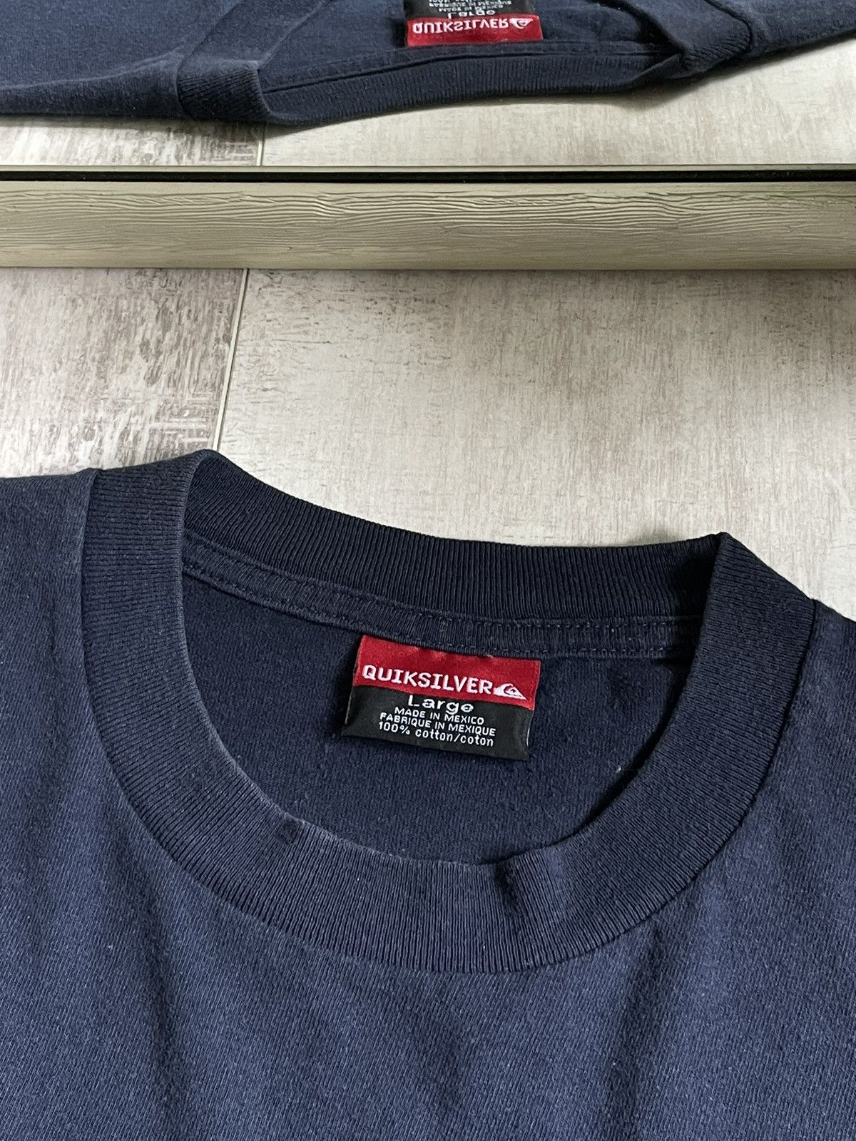 Quiksilver × Vintage Vintage Quiksilver 90’s T-Shirt Big Logo The World Over RARE Size US L / EU 52-54 / 3 - 8 Thumbnail