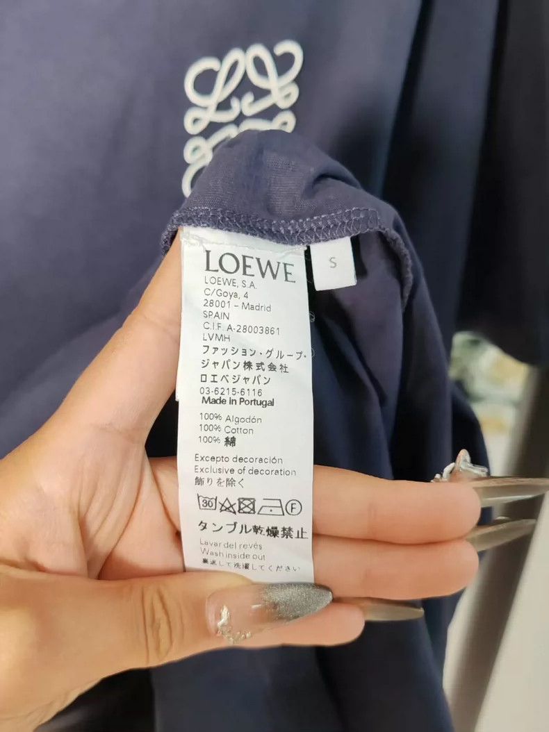 Loewe LOEWE Embroidered logo short sleeves Size US S / EU 44-46 / 1 - 3 Thumbnail