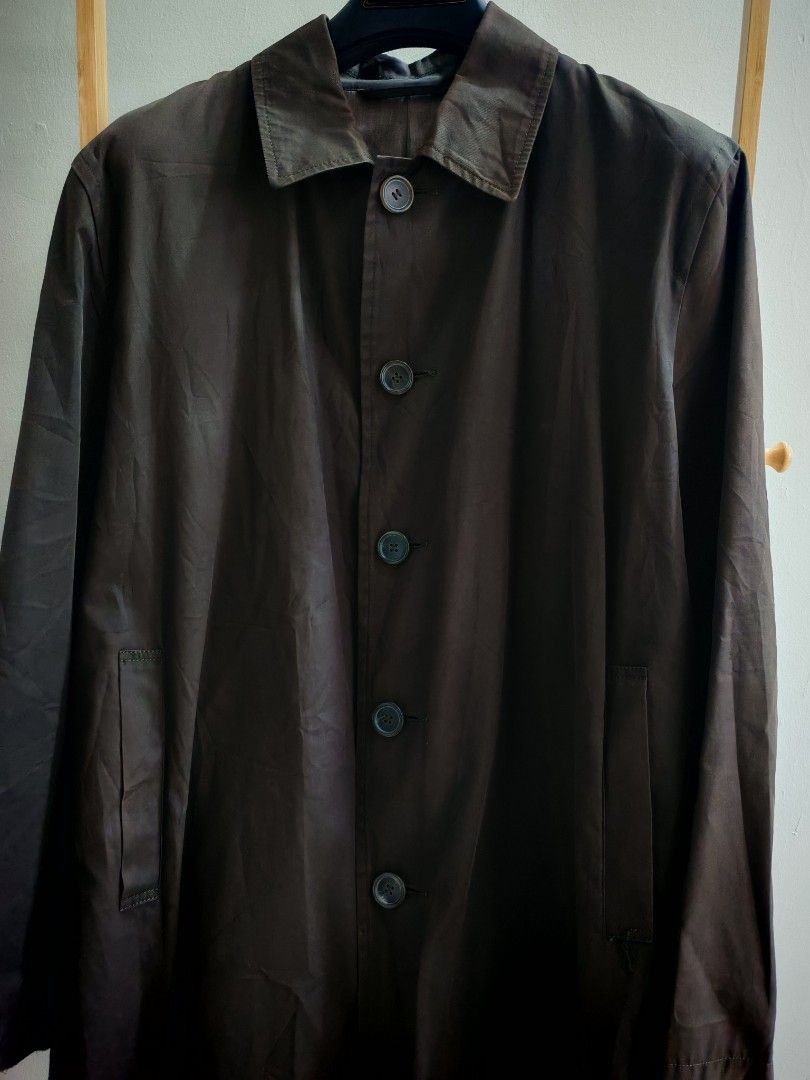 Margaret Howell Margaret Howell Olive Green Long Coat Made in England Size US L / EU 52-54 / 3 - 2 Thumbnail