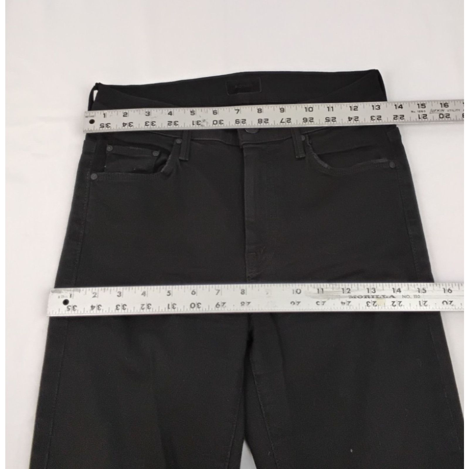 MOTHER Mother The Weekender Bootcut Jeans Women's 25x30 Black Size 25" / US 0 / IT 36 - 12 Thumbnail