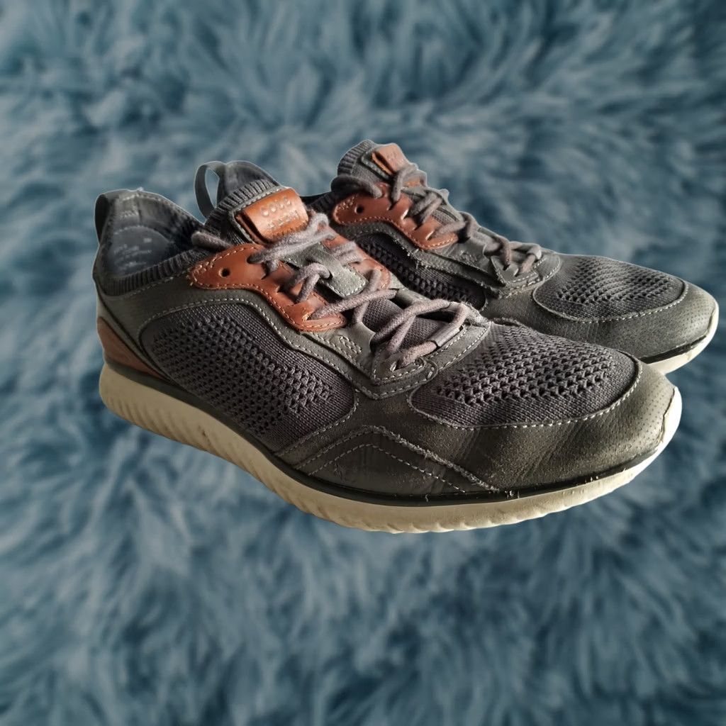 Cole Haan Cole Haan Men's Grand Motion Crafted Sneaker Size 9M Gray Stitchlite Casual Rubber Upper Synthetic Breathable Zerogrand 194736197285 C33186 Size US 8 / EU 41 - 1 Thumbnail