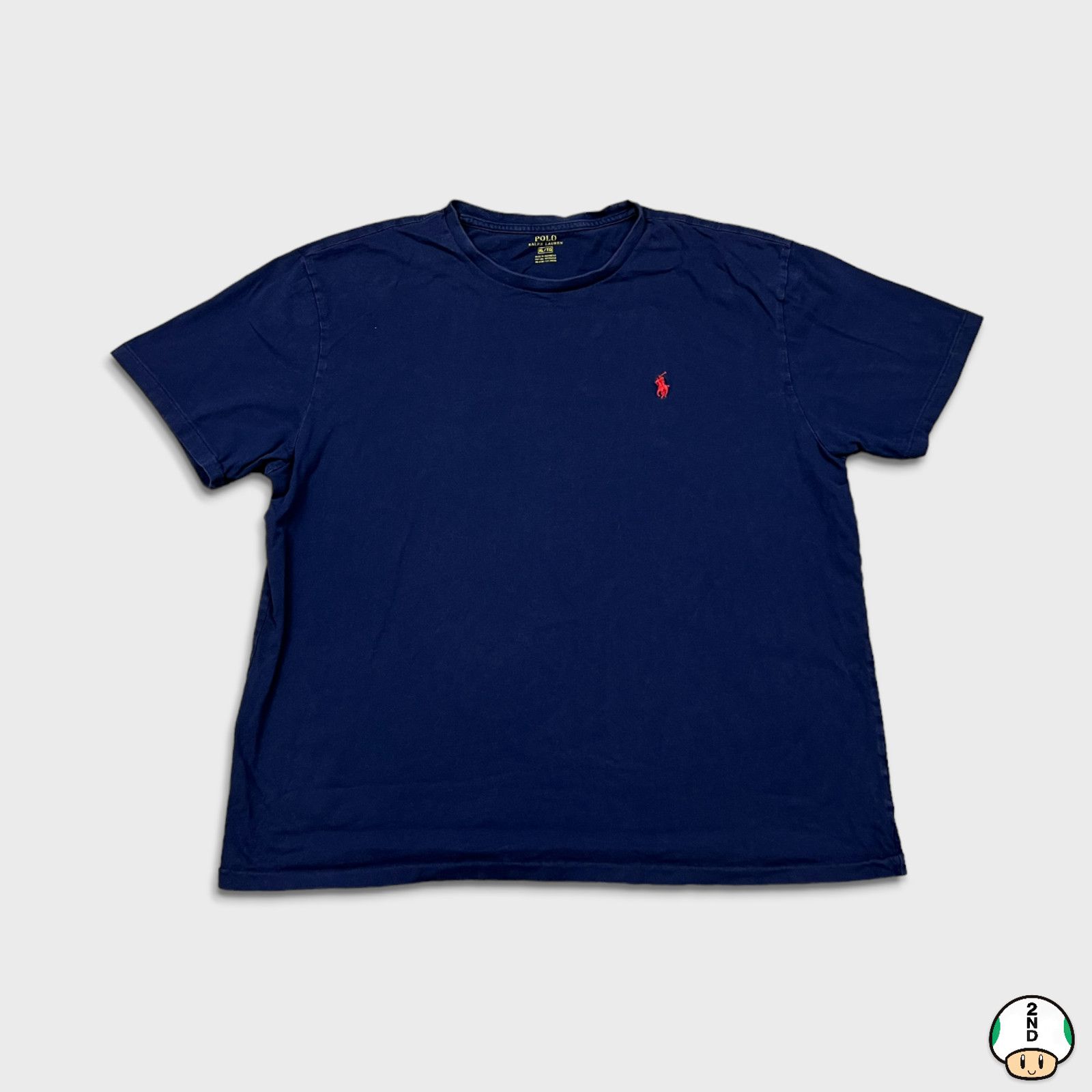 Polo Ralph Lauren × Vintage Polo Ralph Lauren T Shirt Mens XL Blue Pony Short Sleeve Tee Size US XL / EU 56 / 4 - 1 Thumbnail