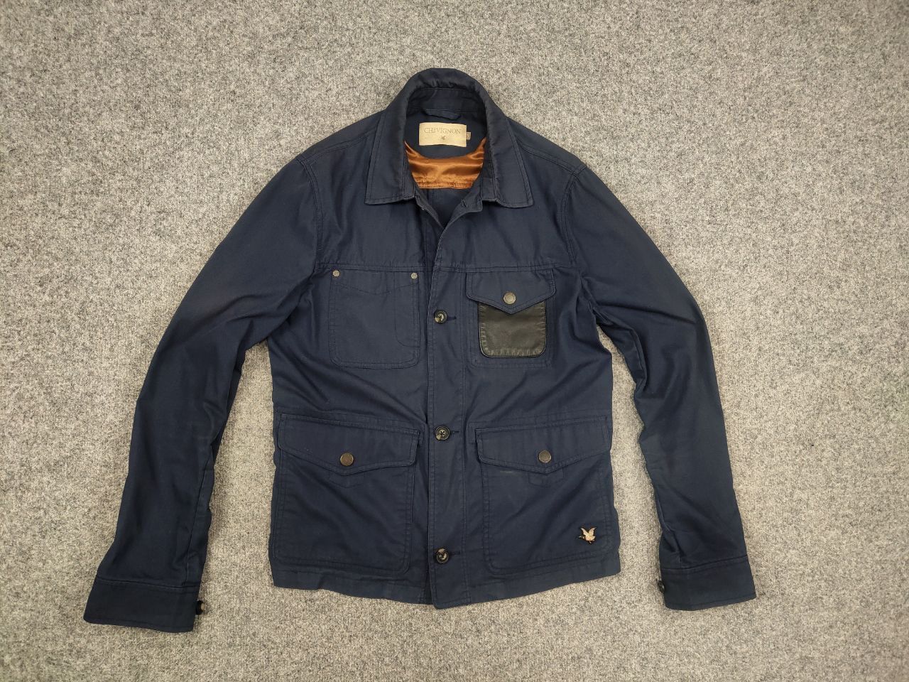 Chevignon Vintage Chevignon Light Pocket blue B Worker Jacket Size US S / EU 44-46 / 1 - 9 Thumbnail