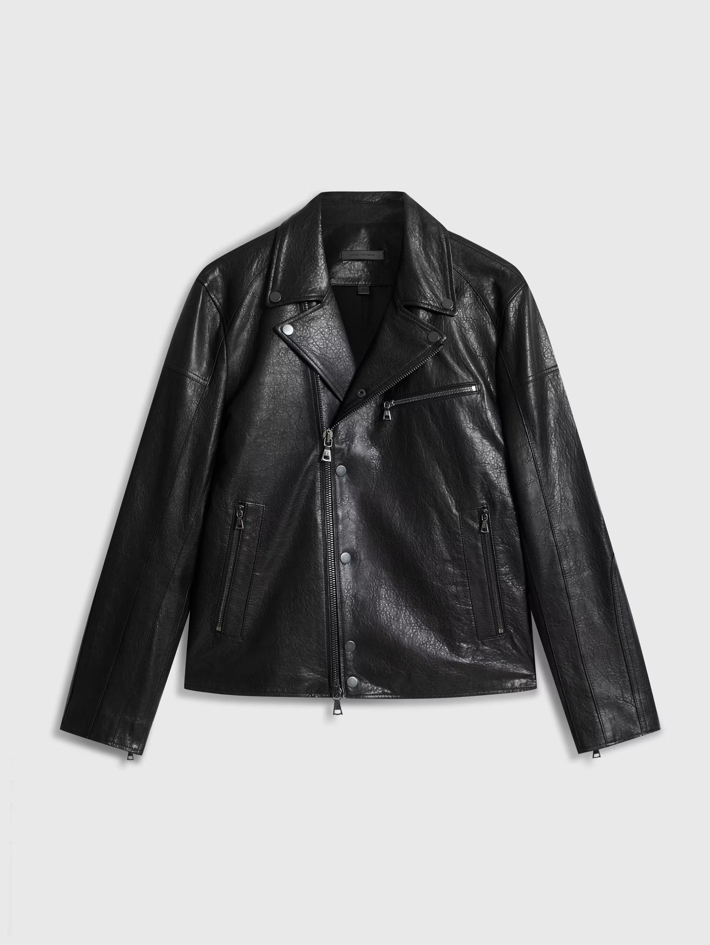 John Varvatos $1998 John Varvatos Rawley Biker Jacket Size US M / EU 48-50 / 2 - 1 Thumbnail