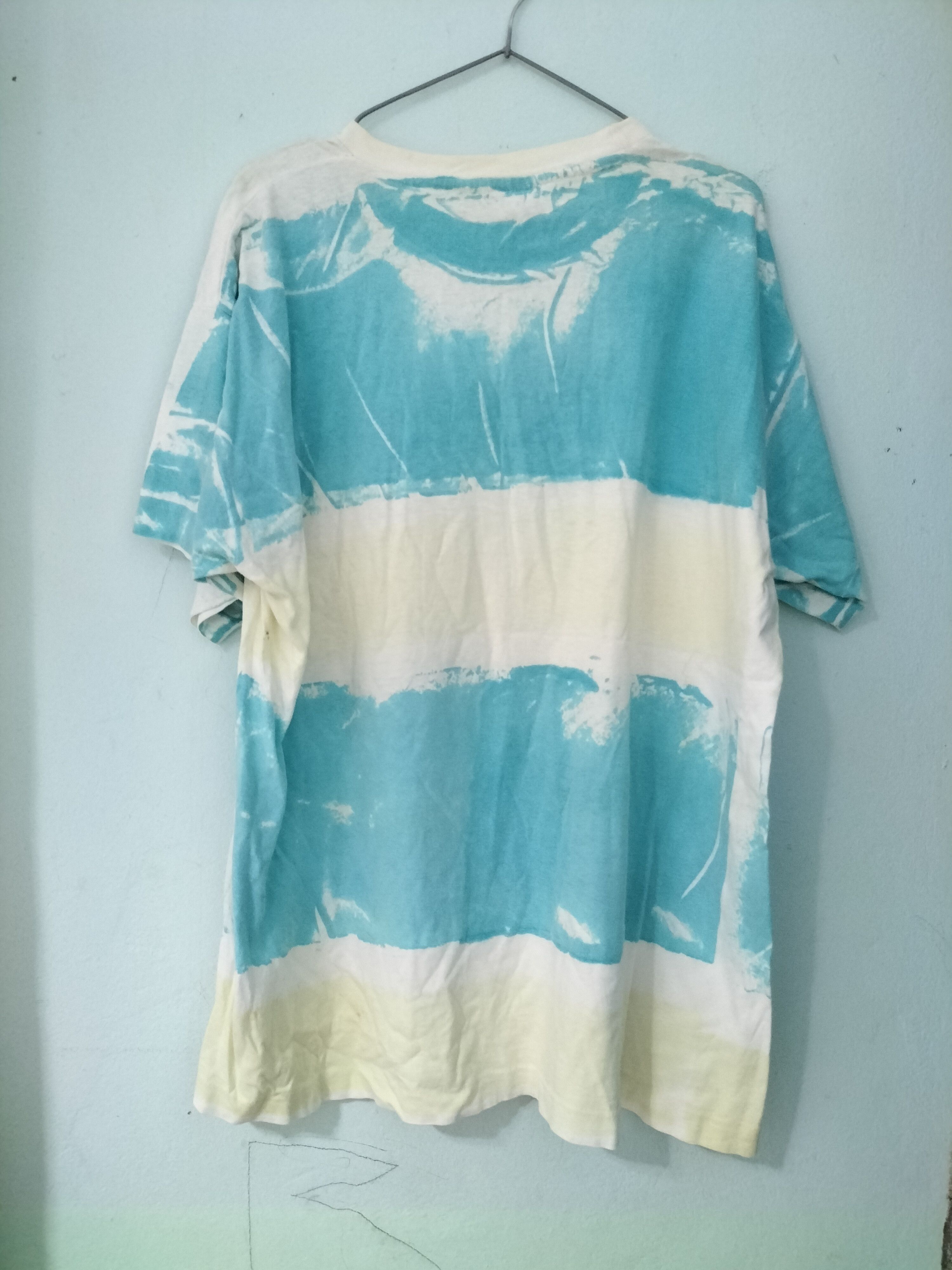 Vintage 90s Tye Dye cotton vintage street fashion plain t Size US XL / EU 56 / 4 - 2 Thumbnail