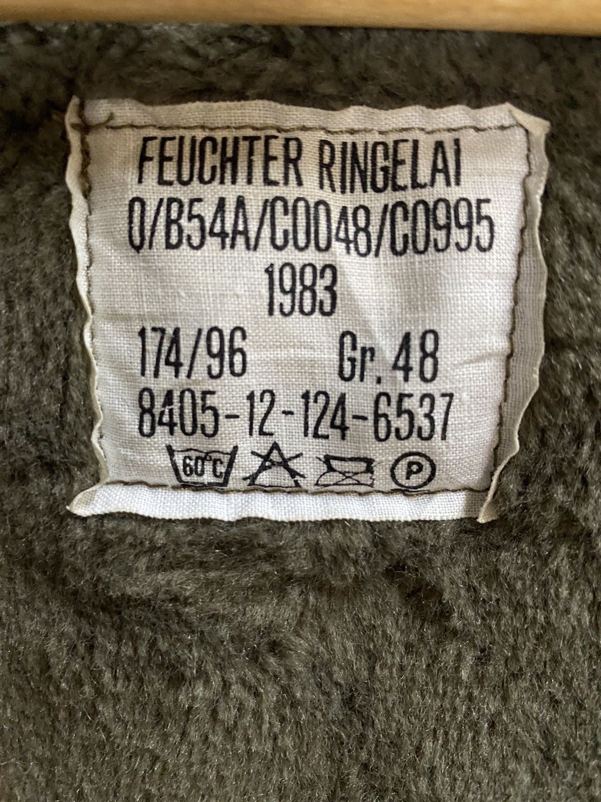 Vintage vintage 80s Feuchter Ringelai Sherpa Hooded Jacket Size US M / EU 48-50 / 2 - 10 Thumbnail