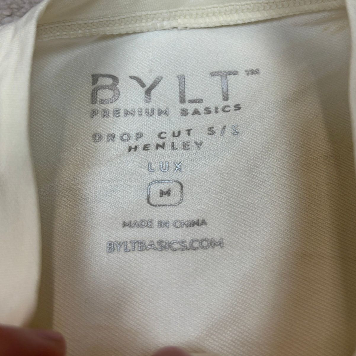 Other Bylt Premium Basics Henley Drop Cut Short Sleeve Shirt Men M Size US M / EU 48-50 / 2 - 6 Thumbnail