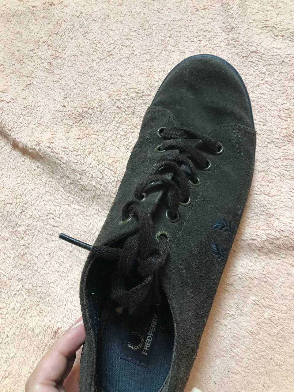 Fred Perry Y2K Low-Top Sneakers Fred Perry brown logo Vintage Size US 8 / EU 41 - 20 Thumbnail