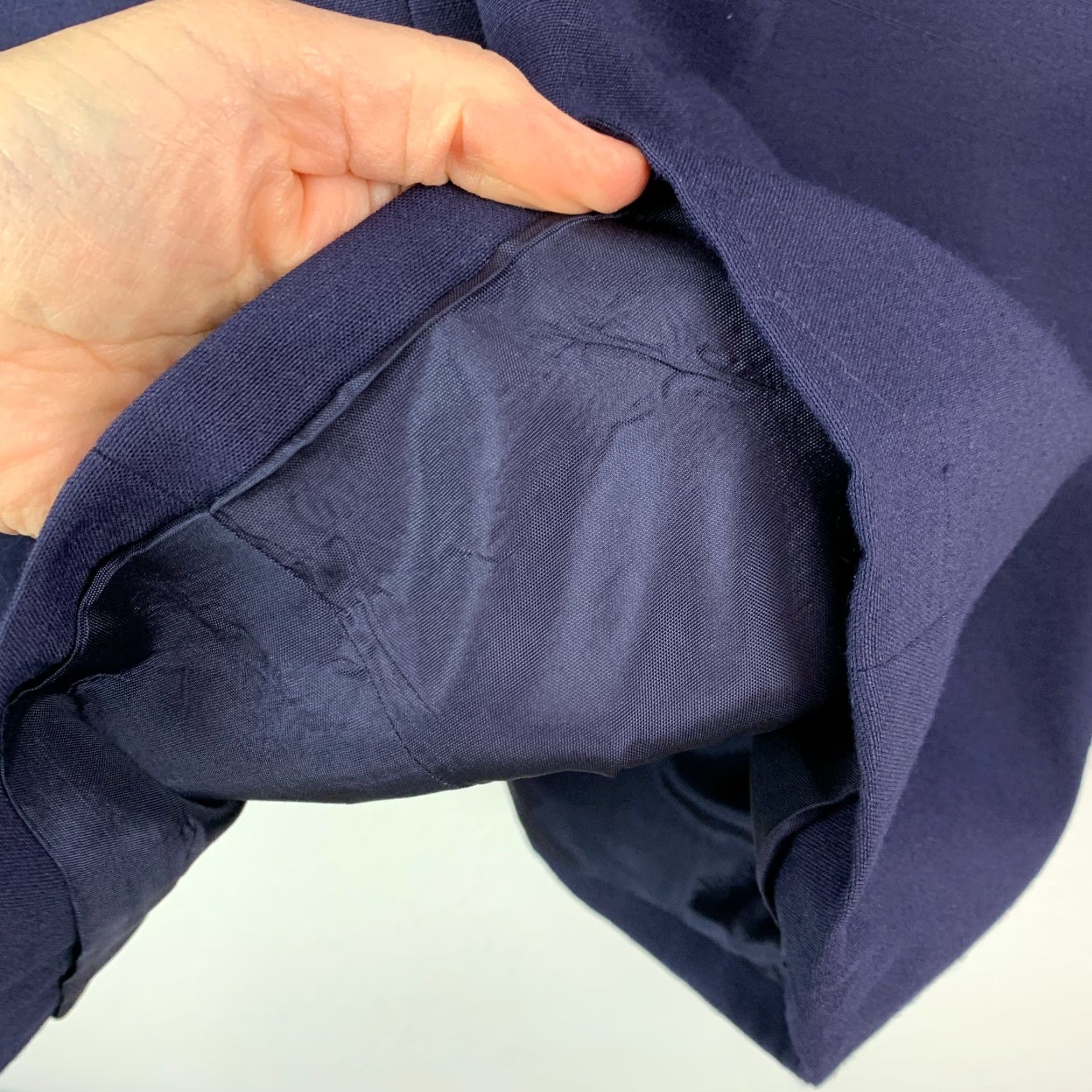 Vintage VINTAGE Alfred Dunner Blazer Jacket Womens 18 Blue Nautical Old Money 1990s Suit Jacket/Blazer Womens Size XXL / US 16-18 / IT 52-54 - 4 Thumbnail