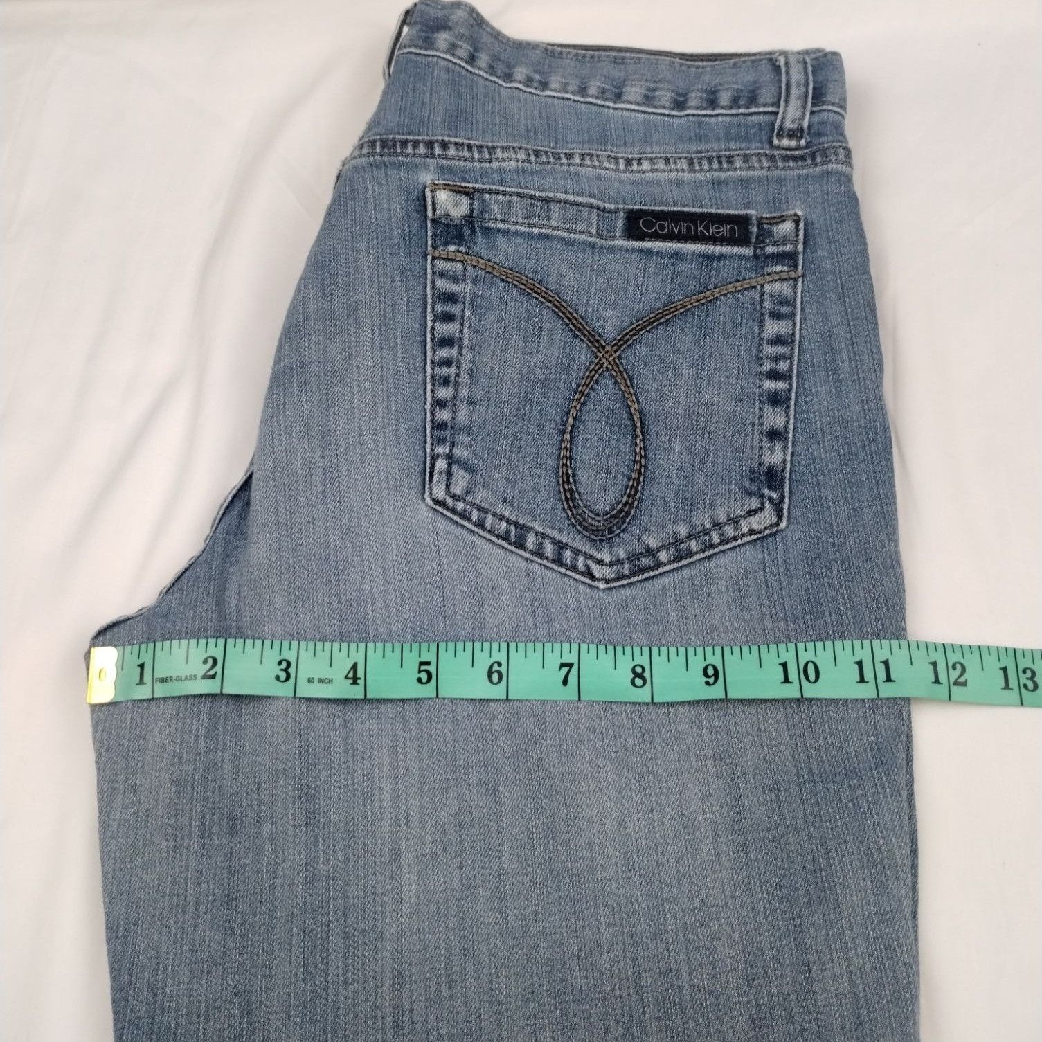 Calvin Klein Calvin Klein Women's Blue Jeans/Bootcut Size 31/12 SKU 4060 Size 31" - 7 Thumbnail