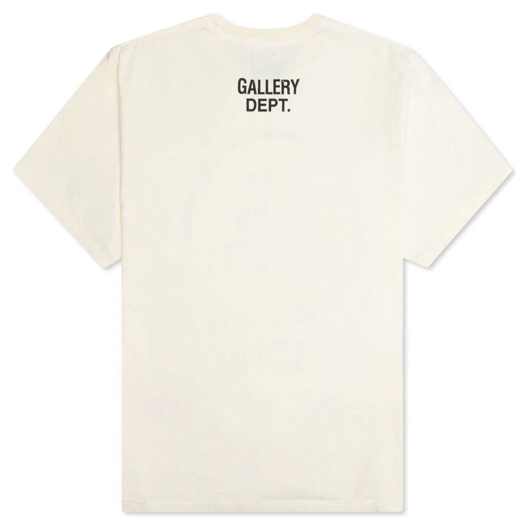 Gallery Dept. o1mle0326 Stop Being Racist Tee Shirt in Cream Size US S / EU 44-46 / 1 - 2 Thumbnail