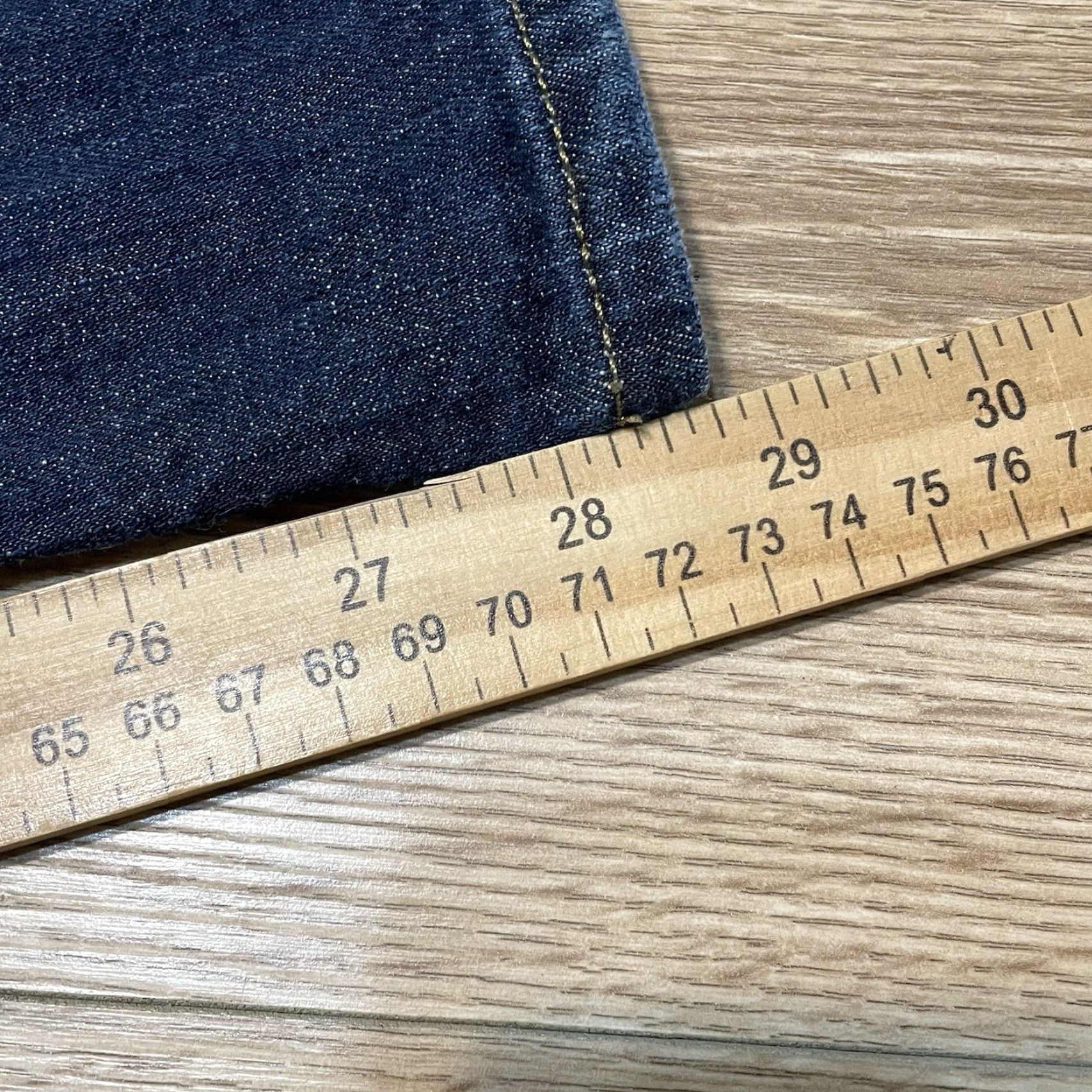 Vans VANS Custom Made Straight Leg Jeans Men's Size 31x30 Blue Size US 31 - 7 Thumbnail