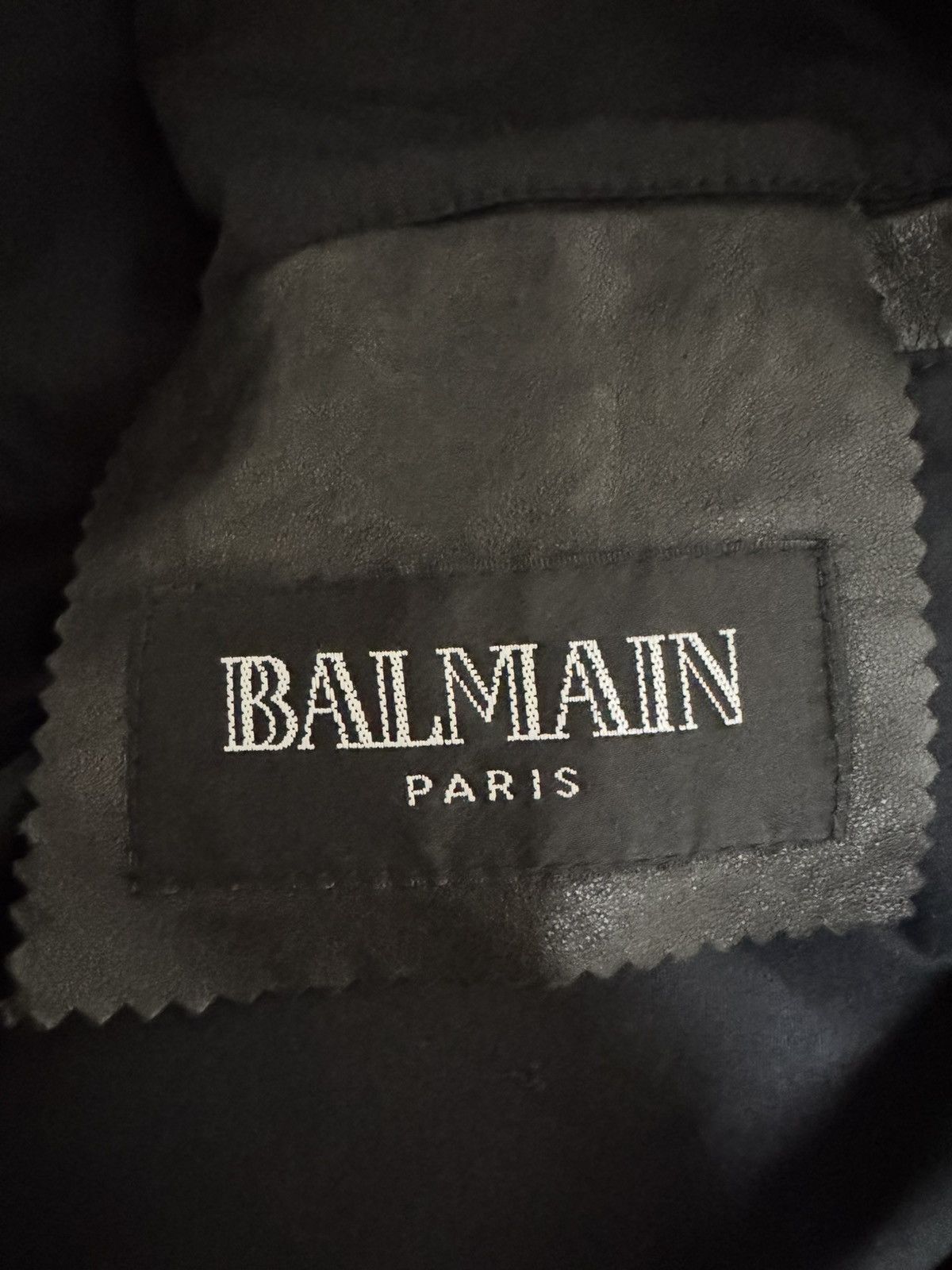Balmain Balmain laced leather jacket with double zips Size US L / EU 52-54 / 3 - 2 Thumbnail