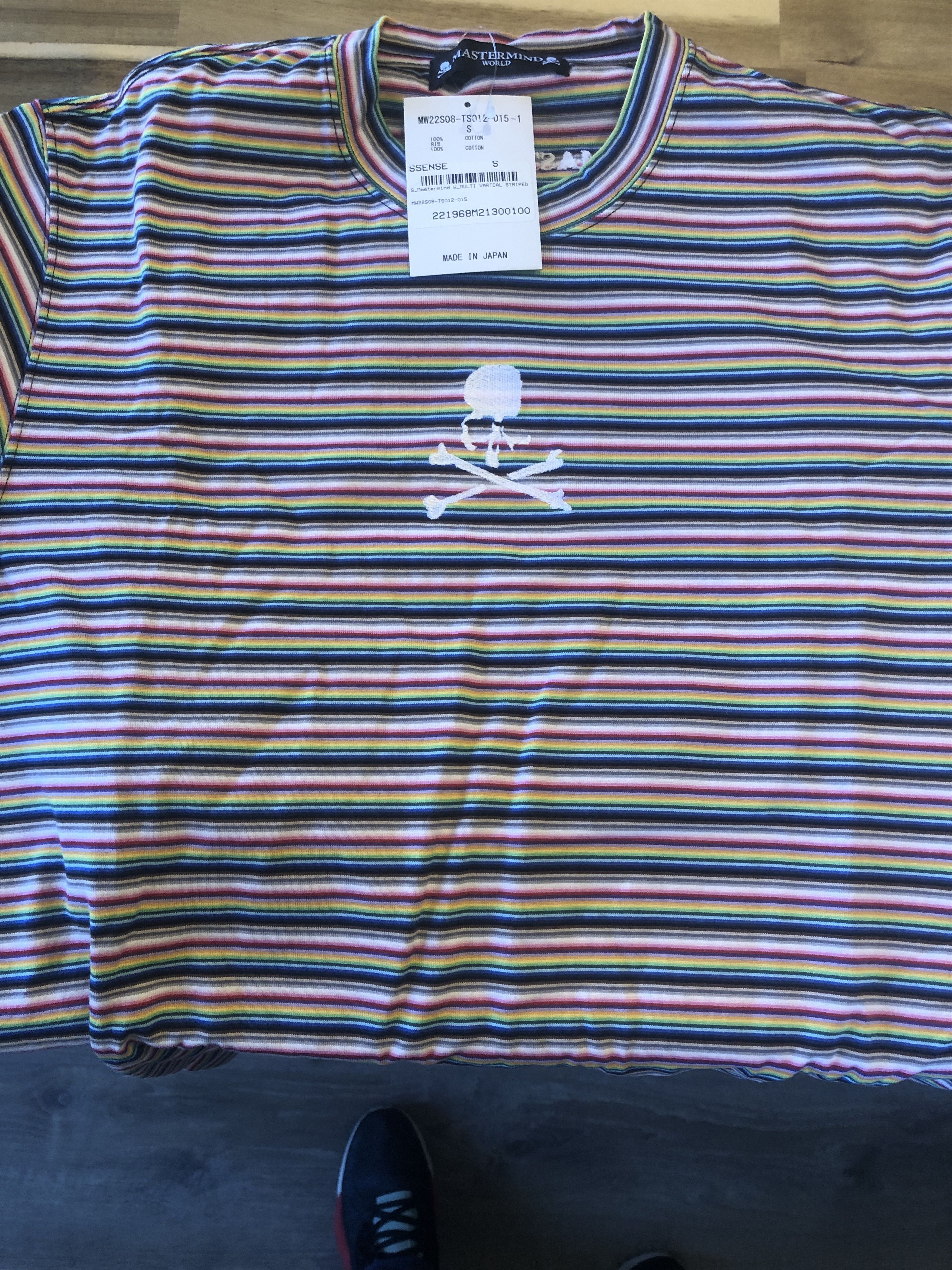 Multi Color Striped RARE Mastermind World T Small