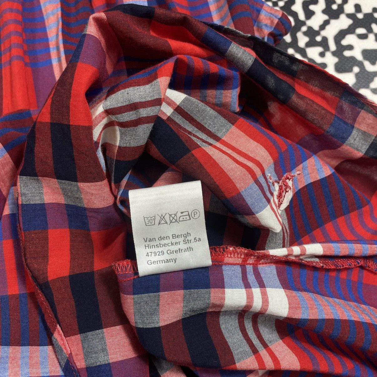 Vintage Vintage Y2K Emily Van Den Bergh Checked Luxury Shirt Size S / US 4 / IT 40 - 11 Thumbnail