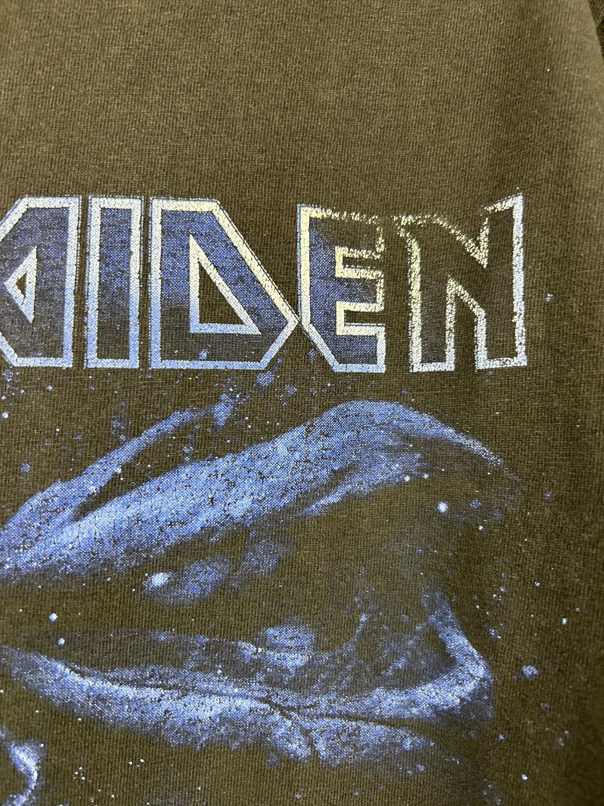 Band Tees Vintage Iron Maiden Eddie Face The Final Frontier t shirt Size US M / EU 48-50 / 2 - 6 Thumbnail