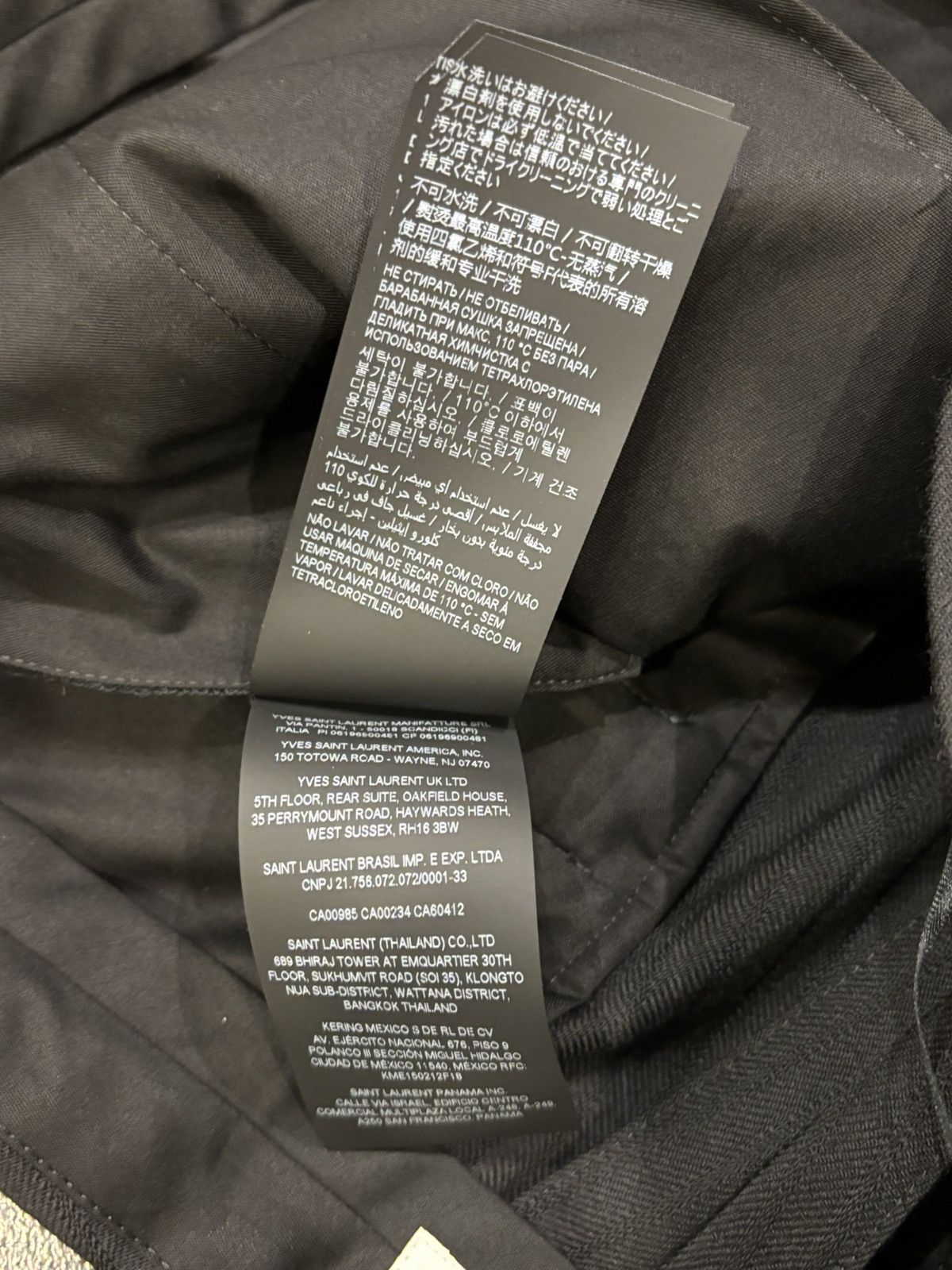 Yves Saint Laurent Saint Laurent Tuxedo Tail Pants Size US 38 / EU 54 - 6 Thumbnail